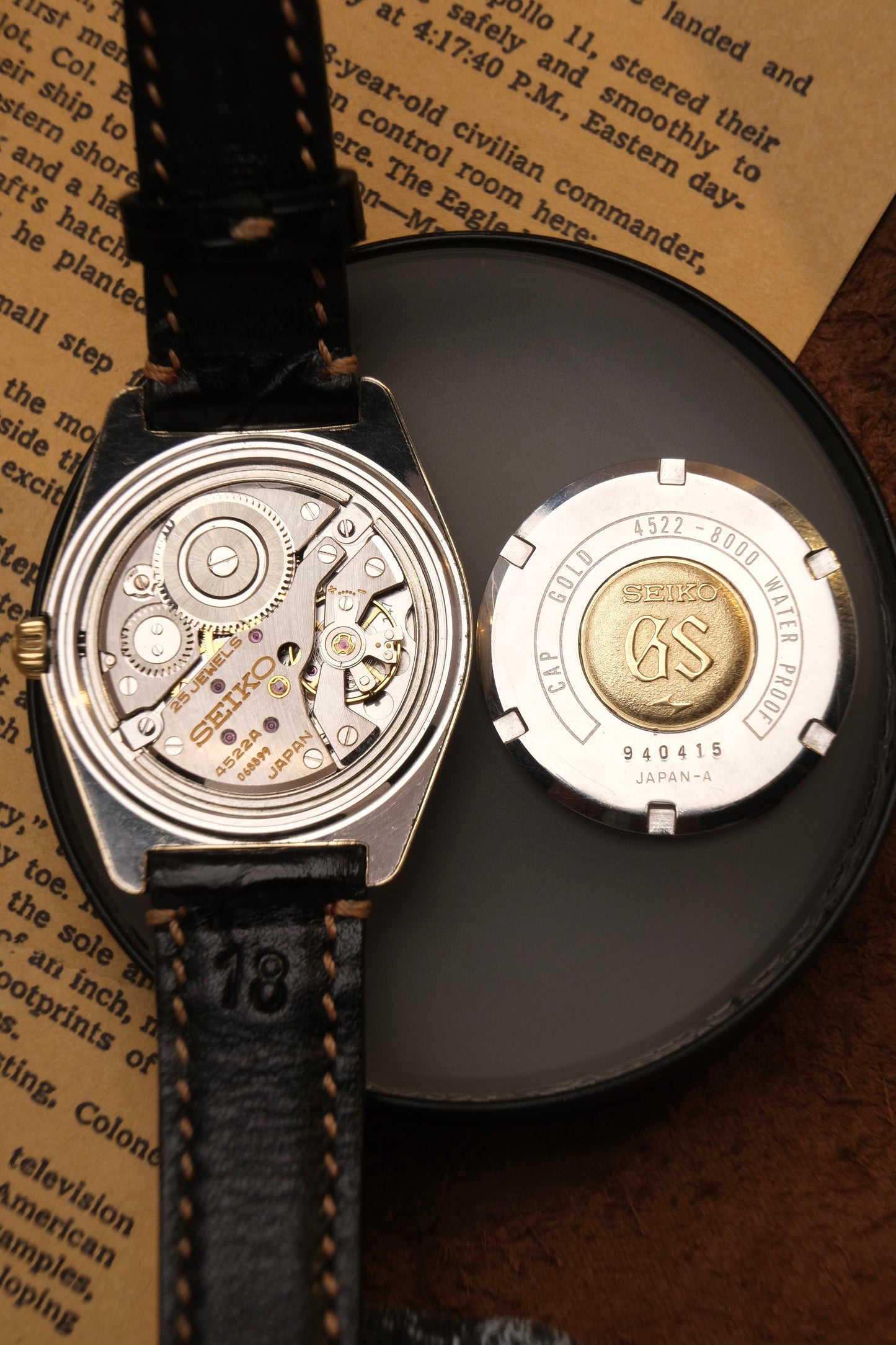 Grand Seiko GS45 High Beat 36000  4522-8000 CAP GOLD  940415