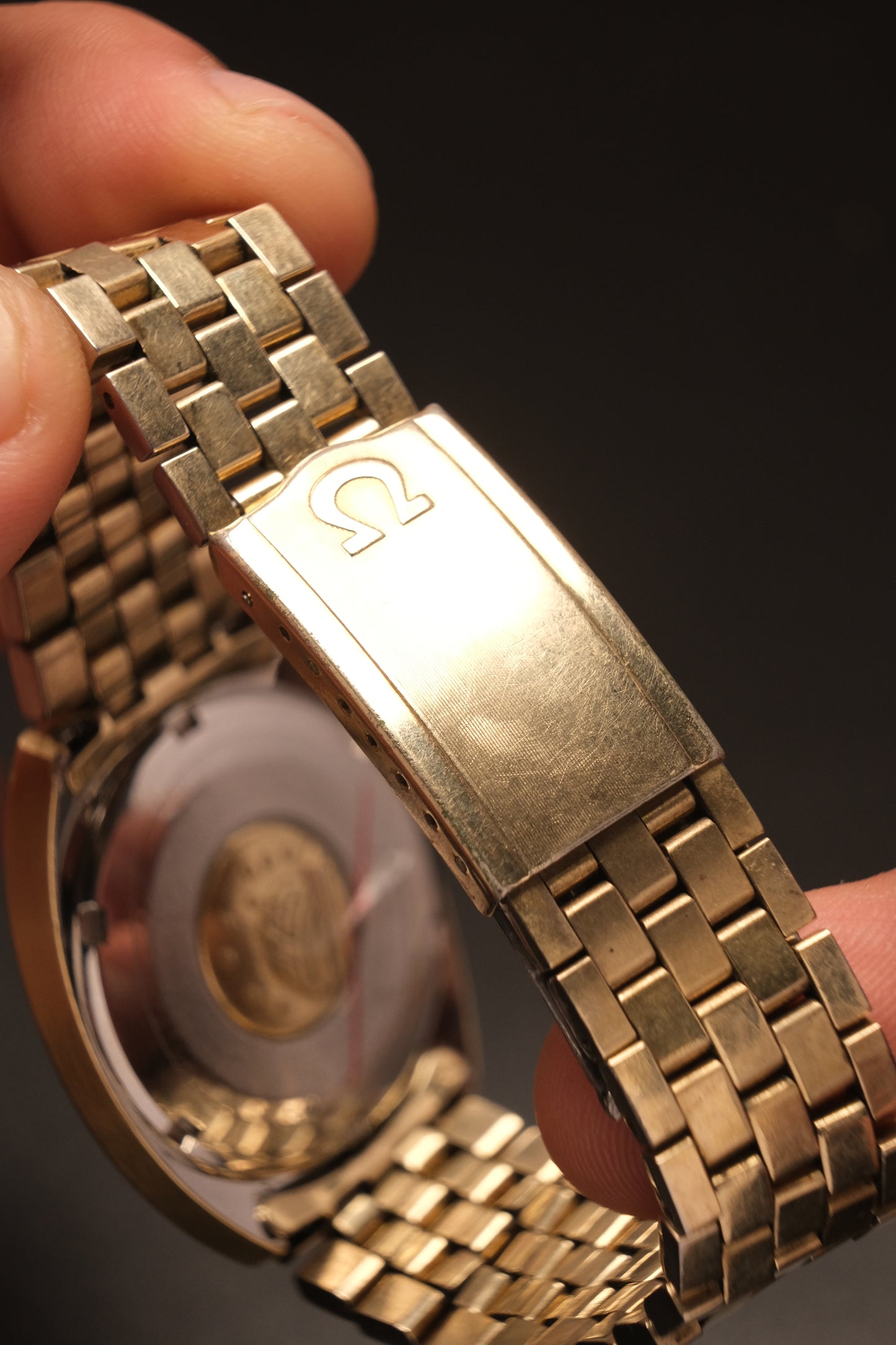 OMEGA Constellation C-shape Day-date Chronometer Linen White Dial  - 168.029