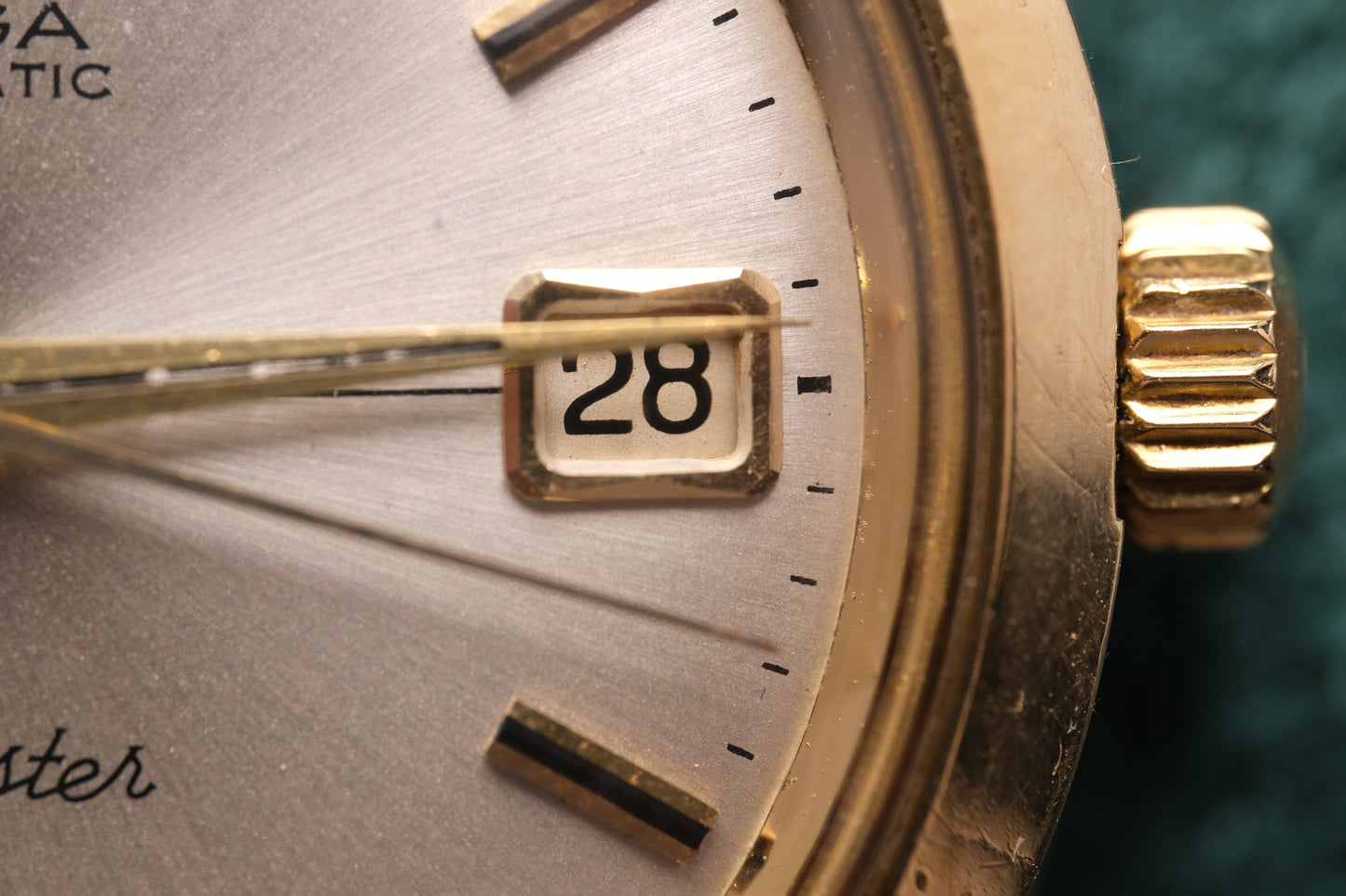 Vintage Omega Seamaster Automatic Gold Capped  Cross hair dial 1960's