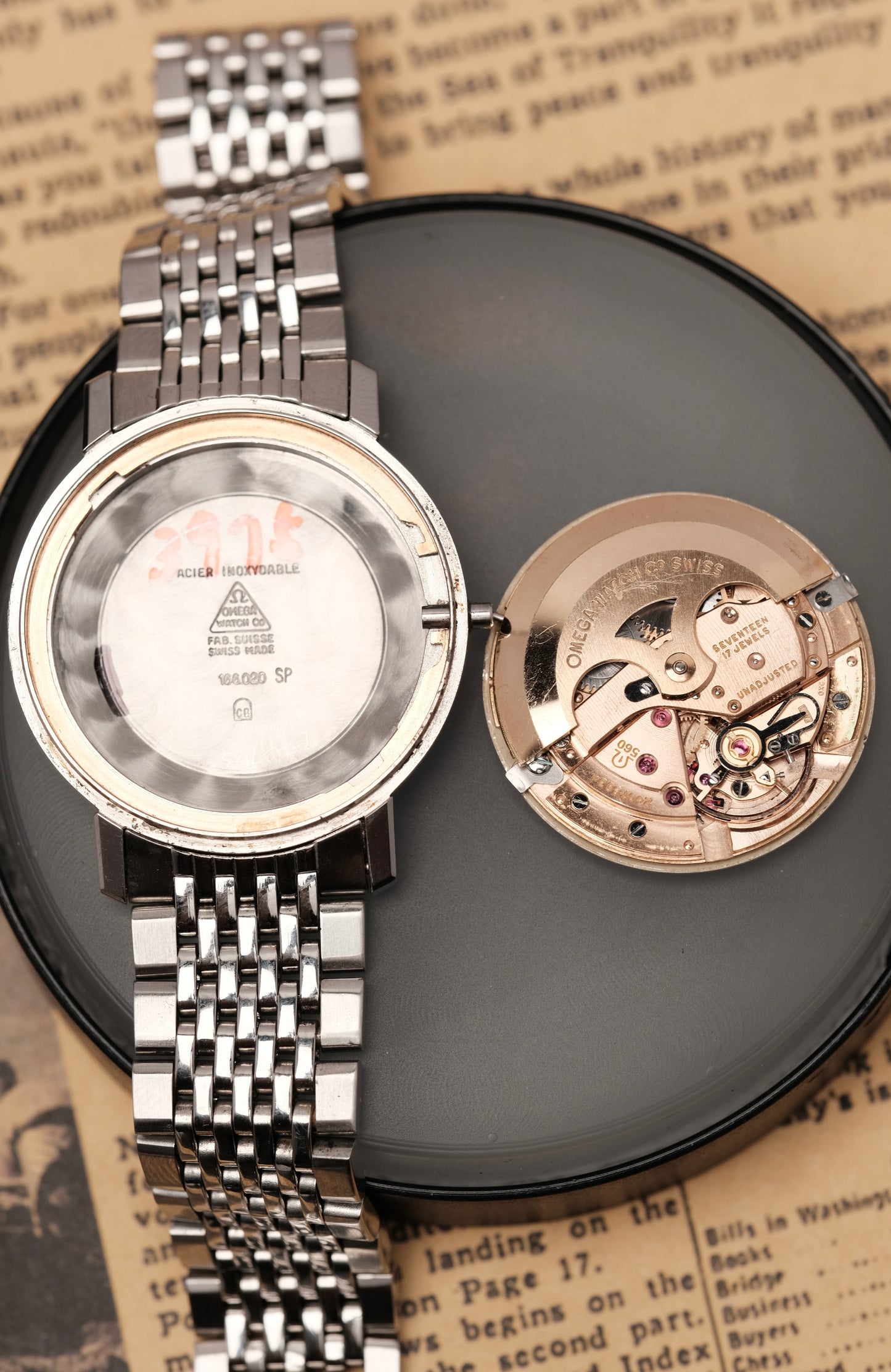 1966 Vintage Omega Seamaster De Ville Automatic White Dial 166.020