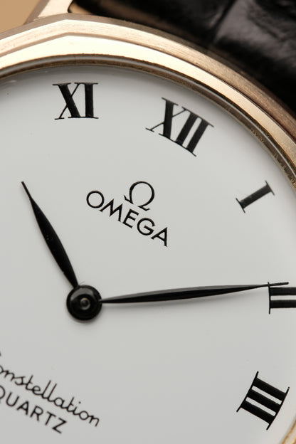 1980s Vintage Omega Constellation 1910041 Octagonal 10k gold filled