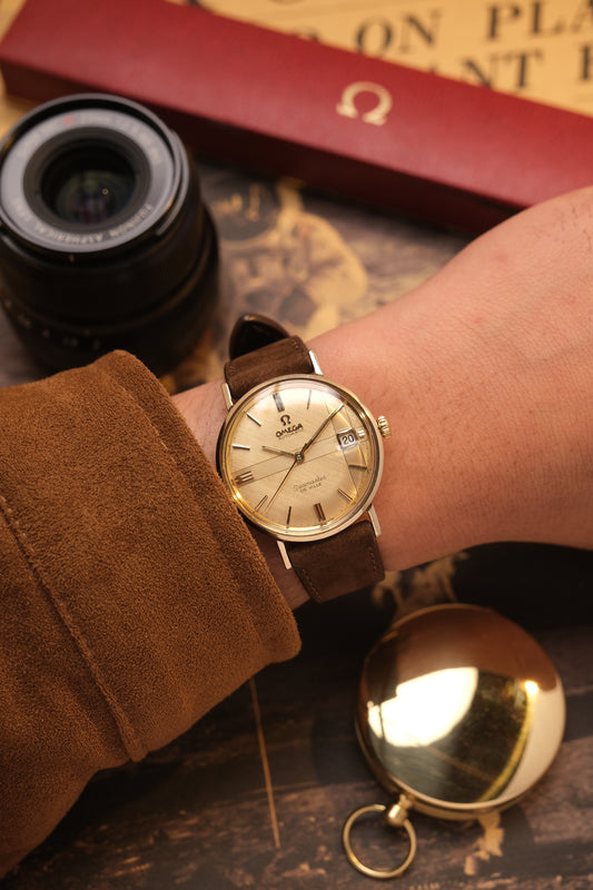 1966 Omega Seamaster De Villé Automatic Linen Cross Dial (Rare) KL6292