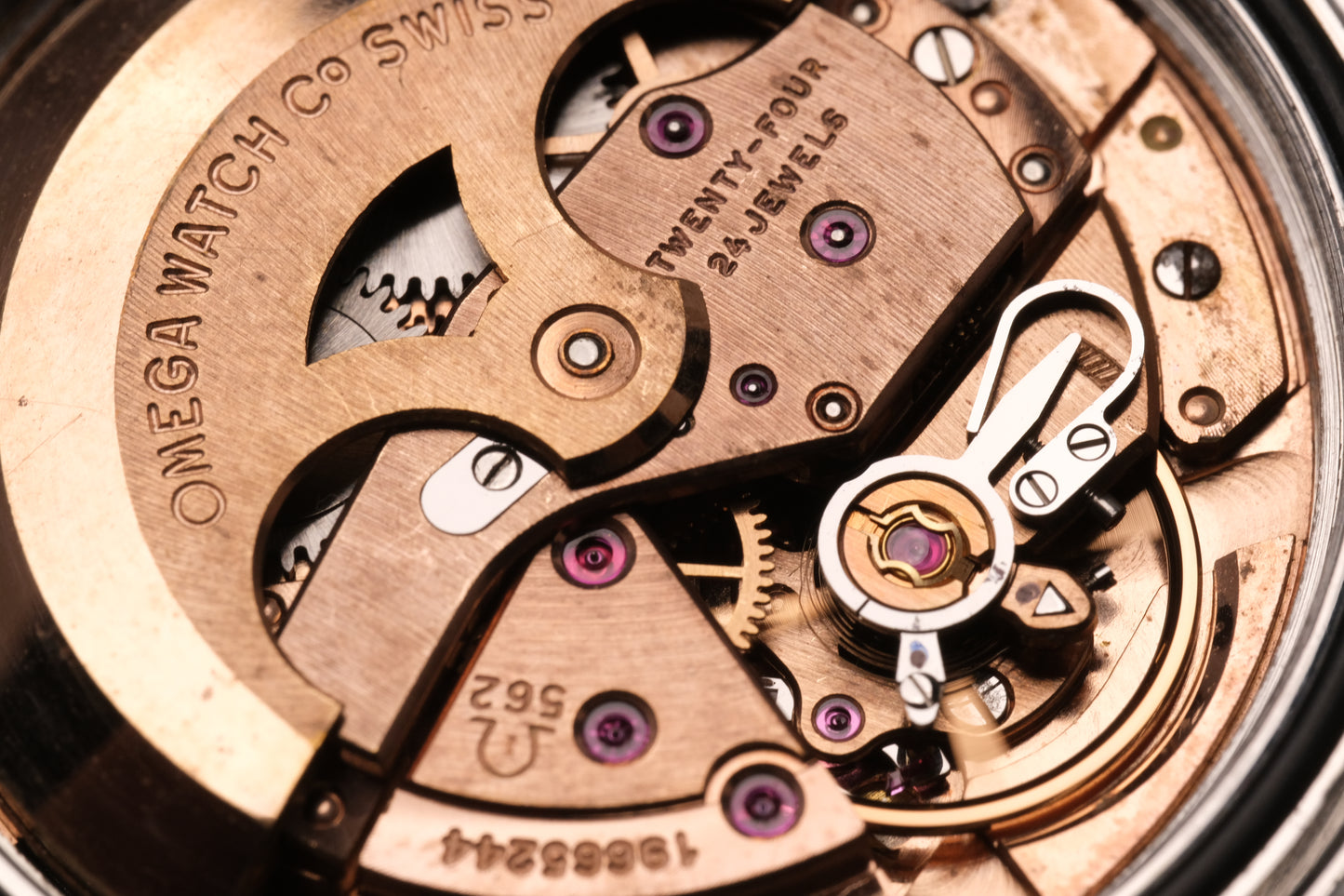 Vintage Omega Seamaster Automatic Gold Capped  Cross hair dial 1960's