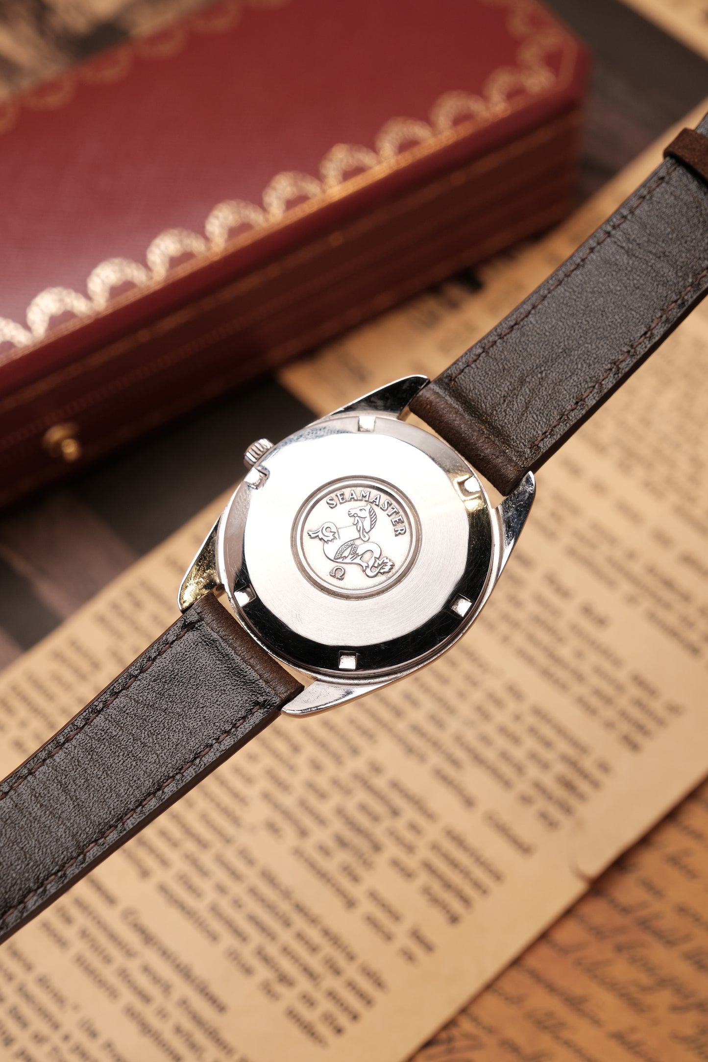 OMEGA Seamaster 166.067 Cal.565 Date Silver Dial Automatic Watch