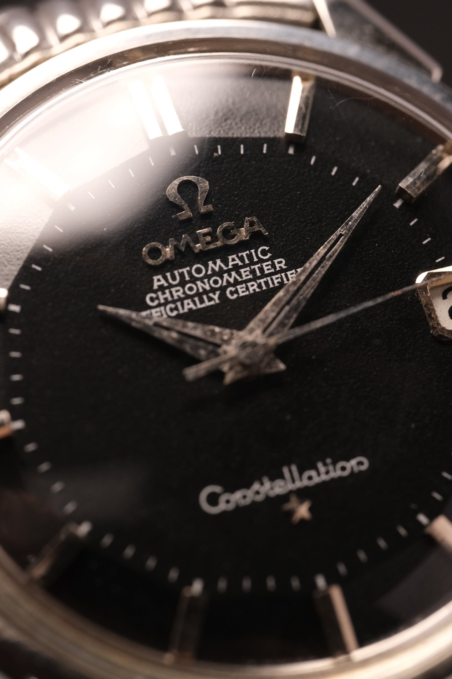 Omega Constellation Pie Pan Black Dial Chronometer  Ref. 168.005