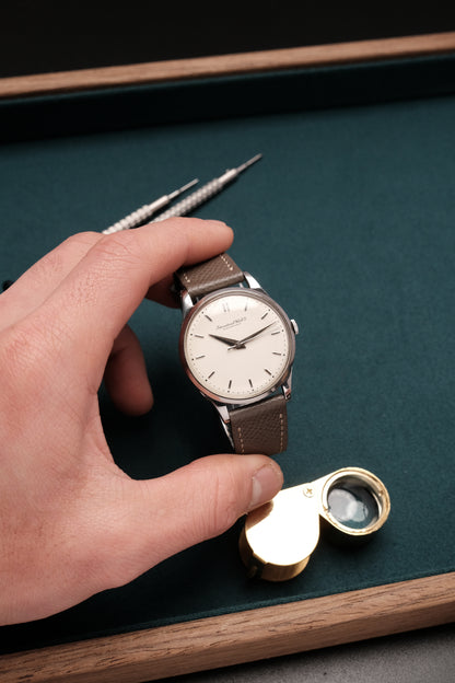 Calatrava IWC SCHAFFHAUSEN Cal.89 White Dial Hand Winding