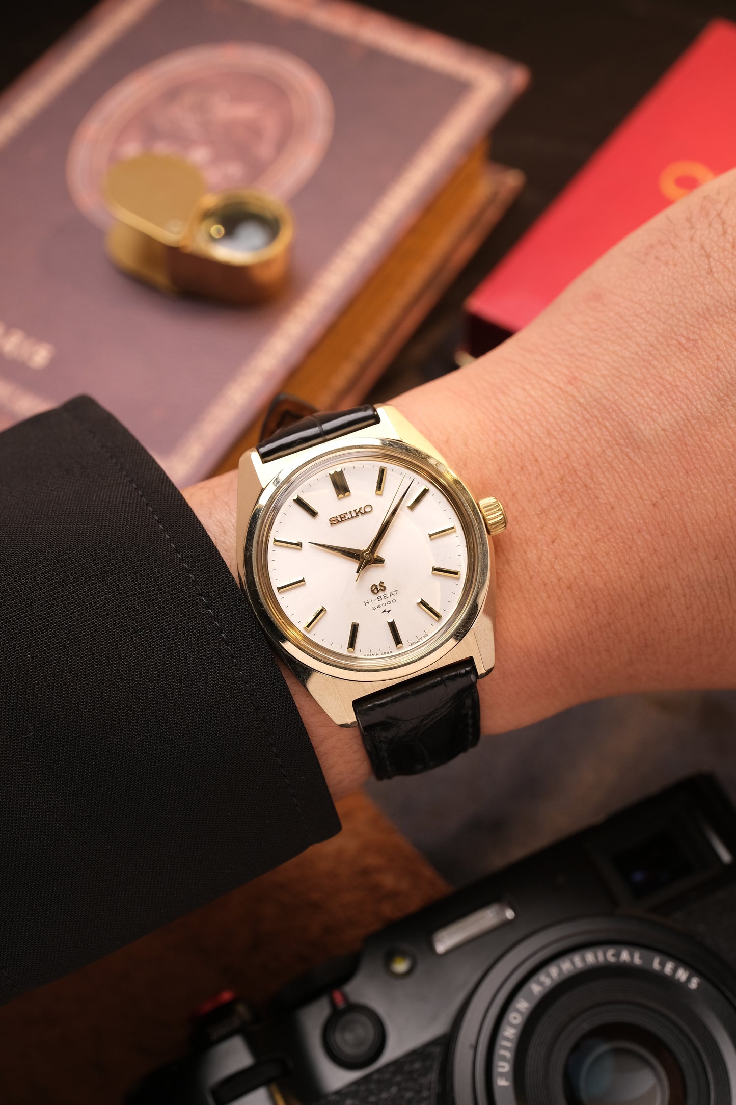 Grand Seiko GS45 High Beat 36000 1969's 4520-8000 CAP GOLD NoDate