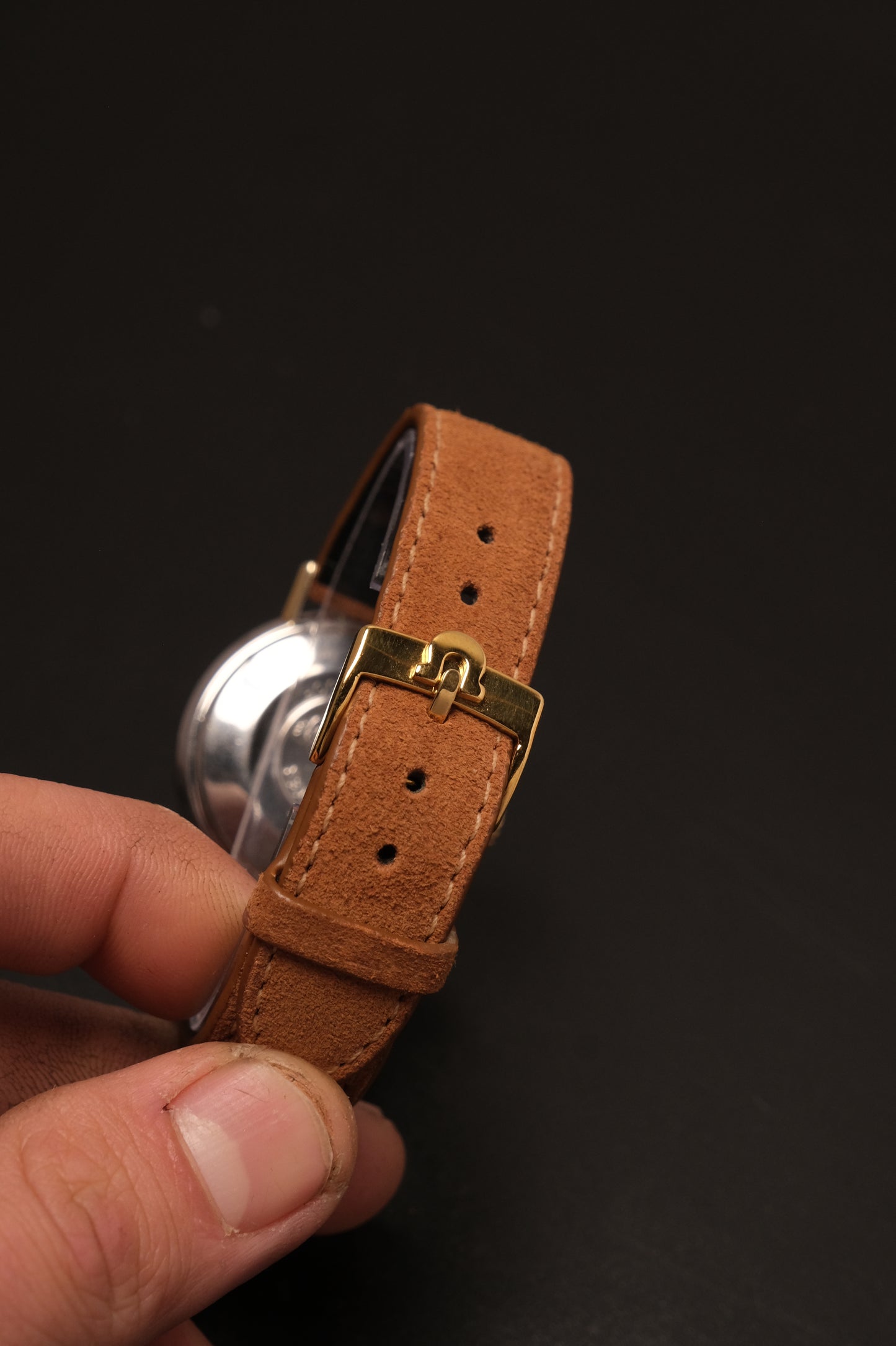 Omega Seamaster Automatic Crosshair Dial Gold Capped Ref 14765 62SC  C.552