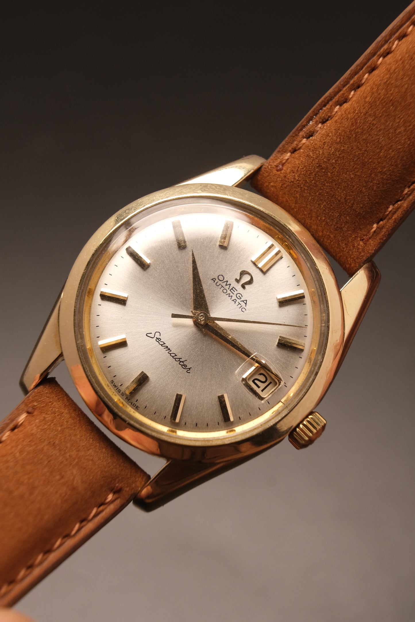 Vintage Omega Seamaster Automatic Gold Capped  14763-61