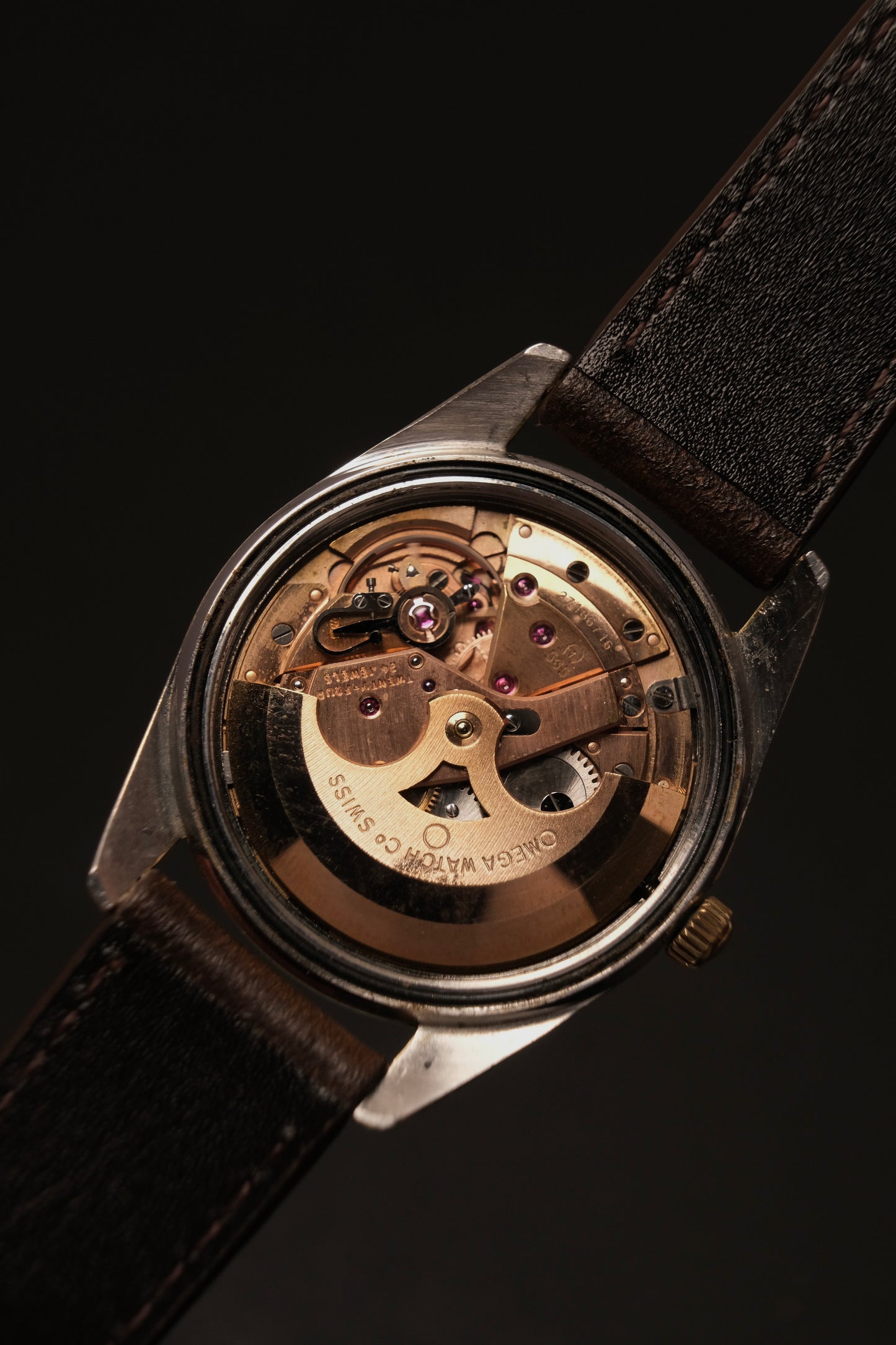 Vintage Omega Seamaster with Gold Crosshair Dial 166.010 from 1967