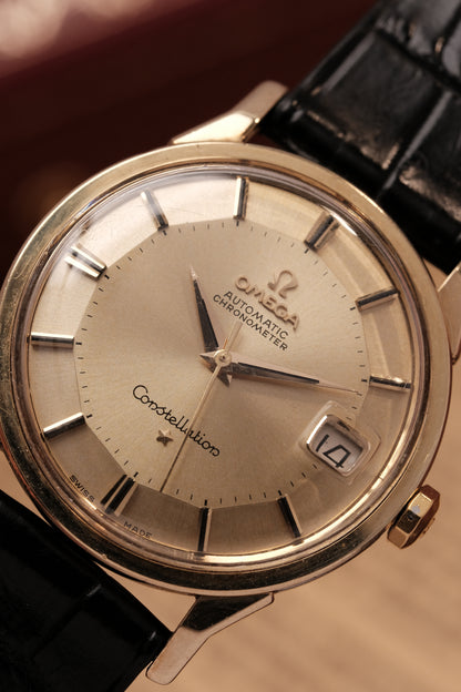 1962 OMEGA CONSTELLATION PIE PAN Champagne Dial CHRONOMETER REF 14902-62 or 168.005