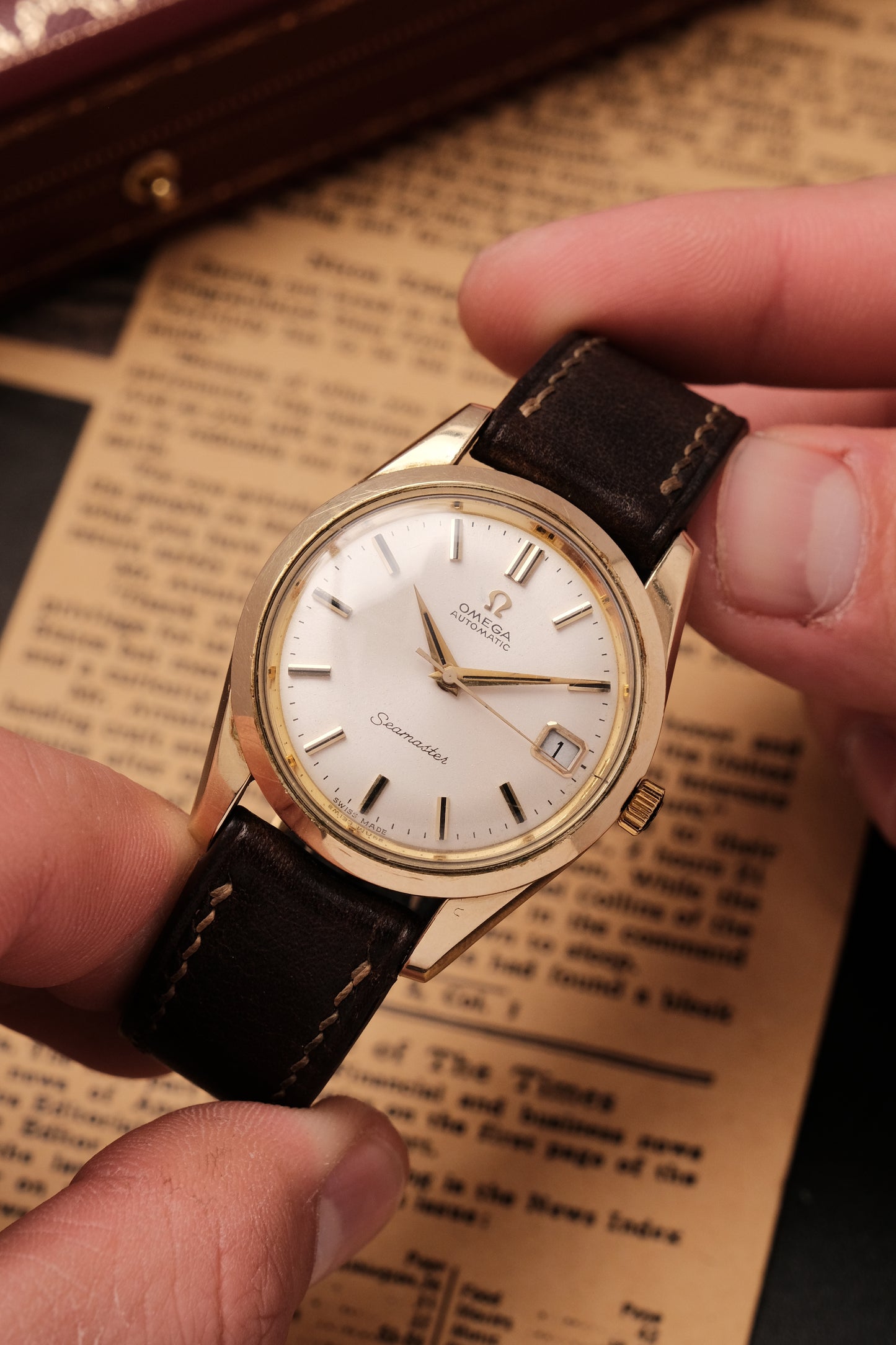1966 Omega Seamaster Automatic Gold Capped REF.166.010