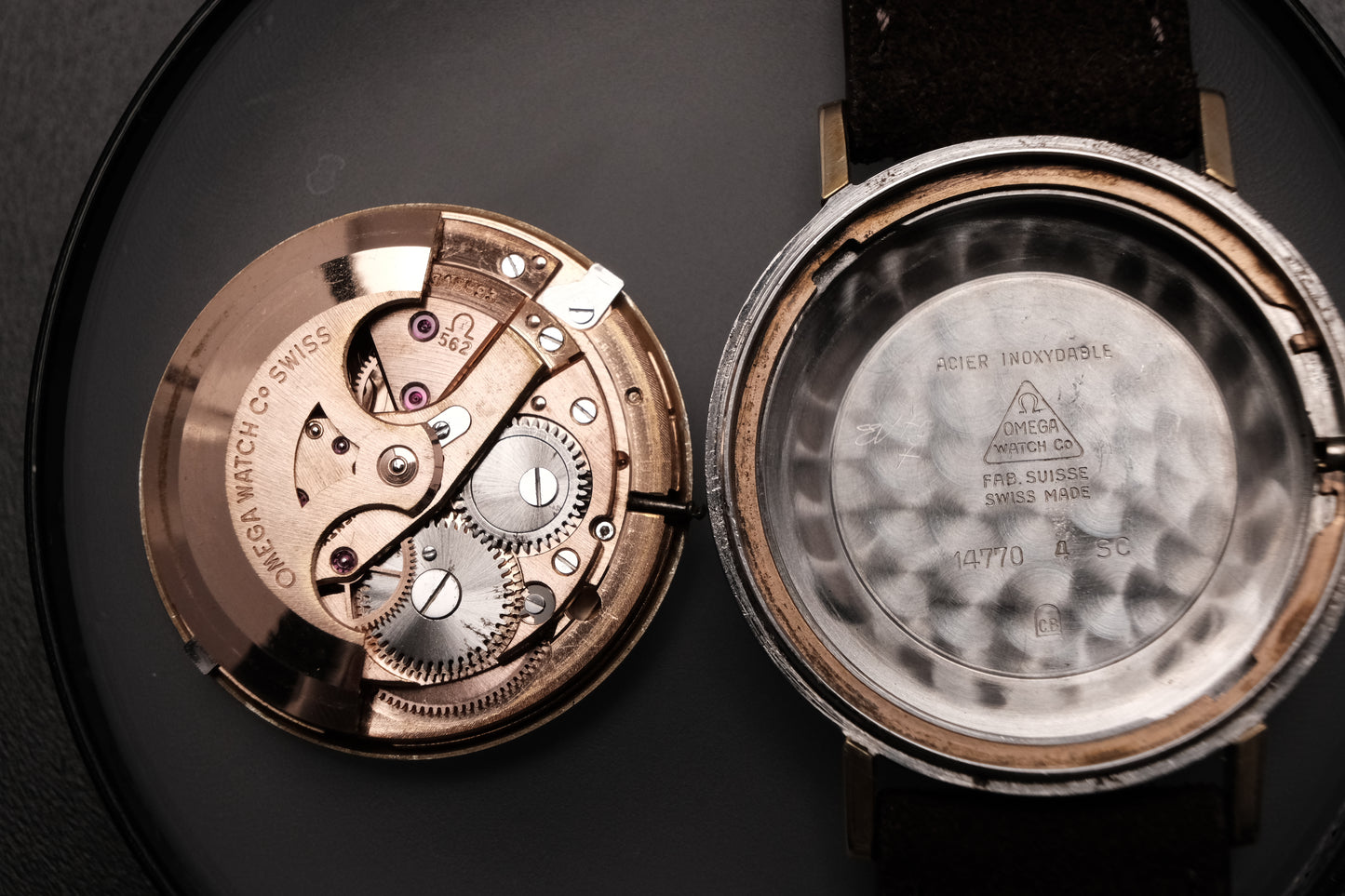 1964 Omega Seamaster De Villé Automatic Gold Linen Dial 14700