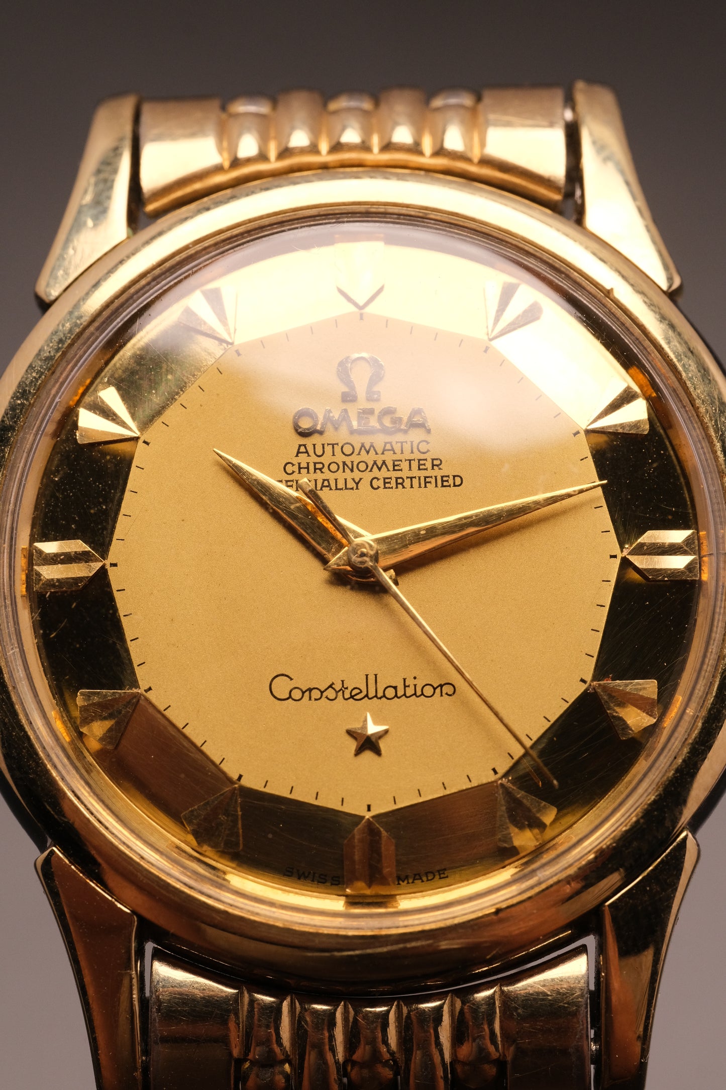 OMEGA Constellation Delux 12-sided pie pan Ref.14381