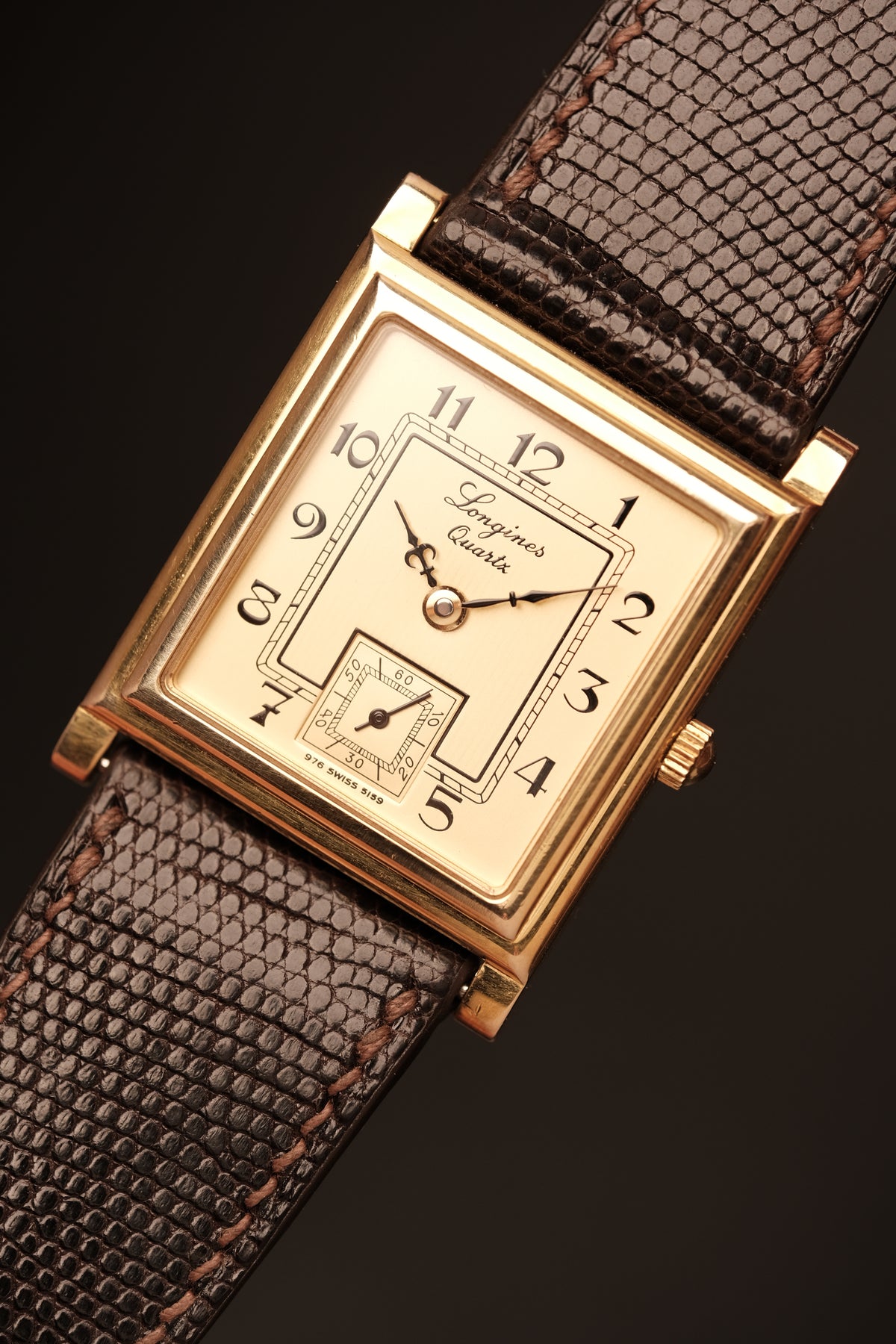 Vintage Longines 150th Anniversary Square Tank Reference 976.5159