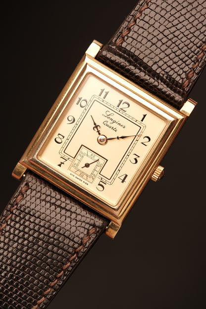 Vintage Longines 150th Anniversary Square Tank Reference 976.5159