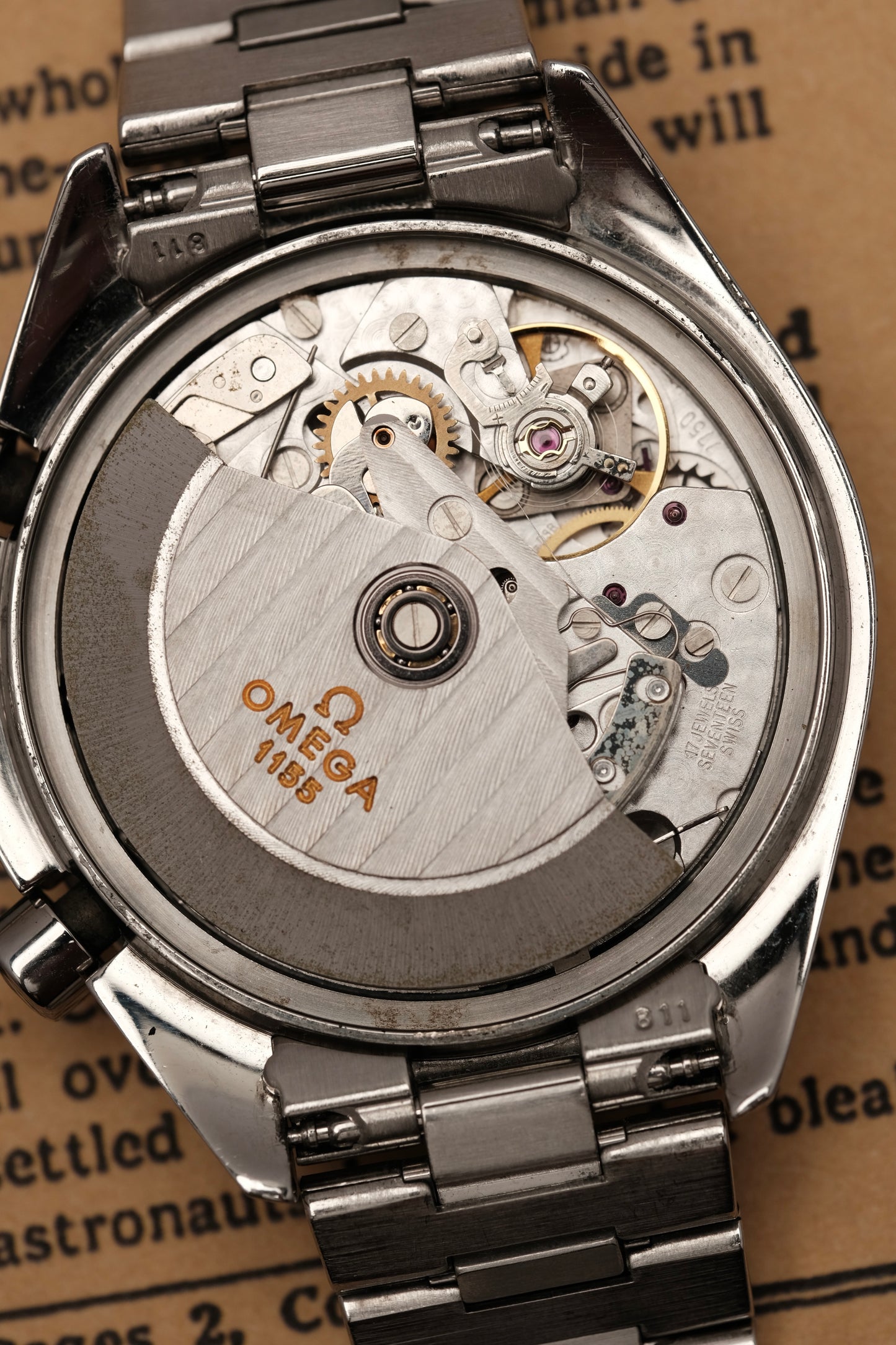 1996 Omega Speedmaster Reverse Panda Chronograph Automatic Date 3511.50 Cal. 1155 + BOX and Paper
