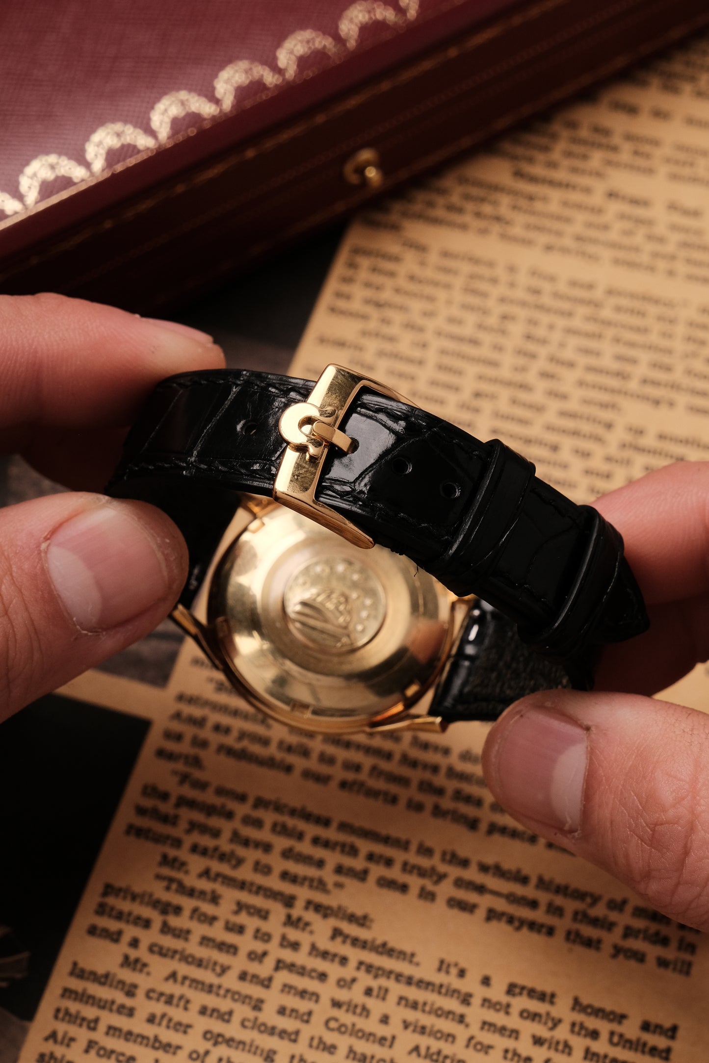 1962 18k Solid Gold 167.005 OMEGA CONSTELLATION PIE PAN DOG LEG White Dial AUTOMATIC CHRONOMETER