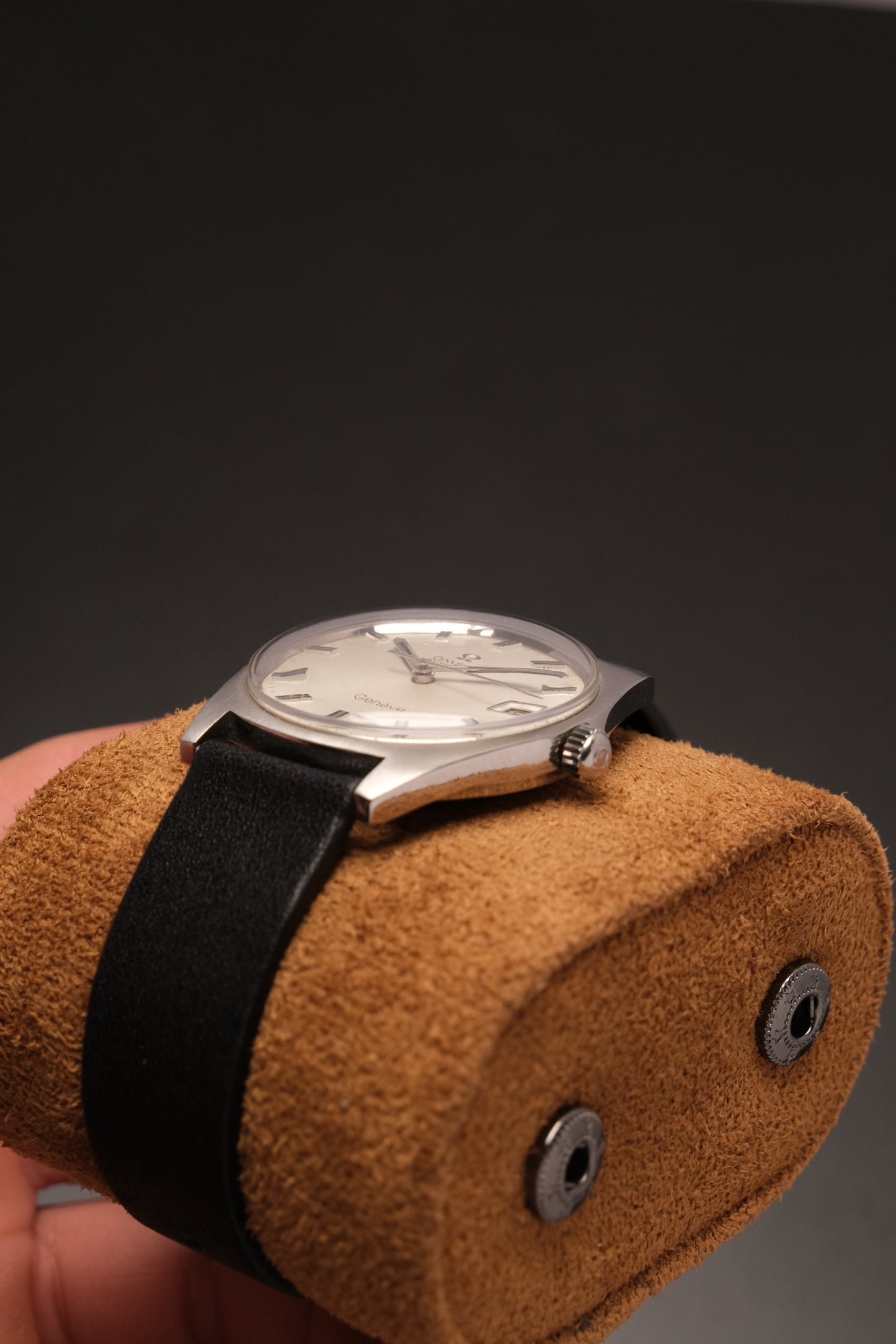 1971 Vintage OMEGA Genève Silver Men's Watch - 166.041