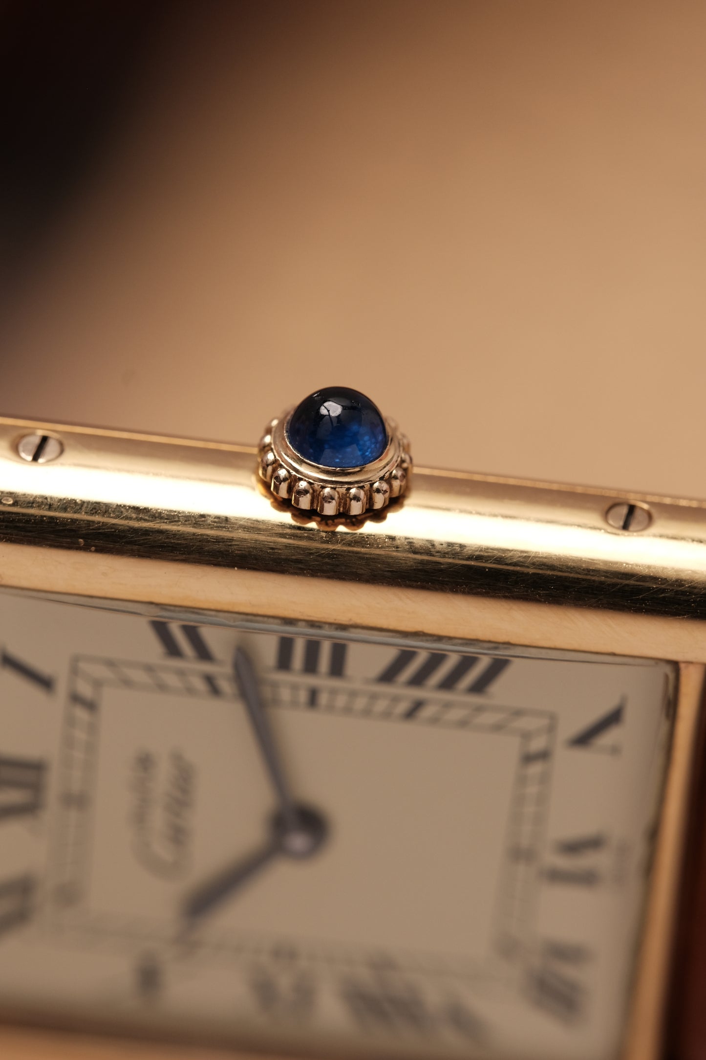 CARTIER MUST DE CARTIER TANK Hand Winding VERMEIL ROMAN DIAL REF. 6 219393