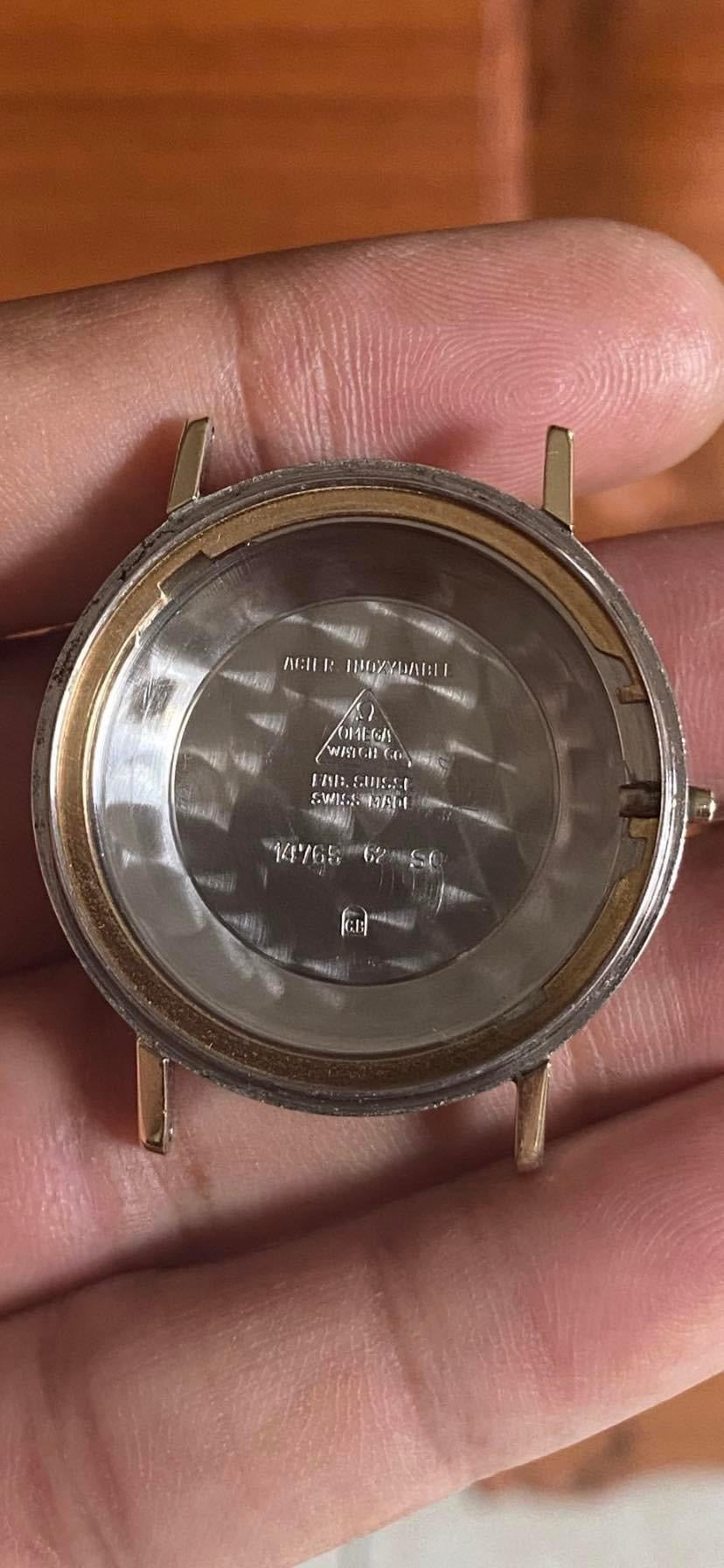 Omega Seamaster Automatic Crosshair Dial Gold Capped Ref 14765 62SC  C.552