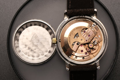 Vintage Omega Constellation Pie-Pan Gold capped with Gold dial 168.004 from 1966