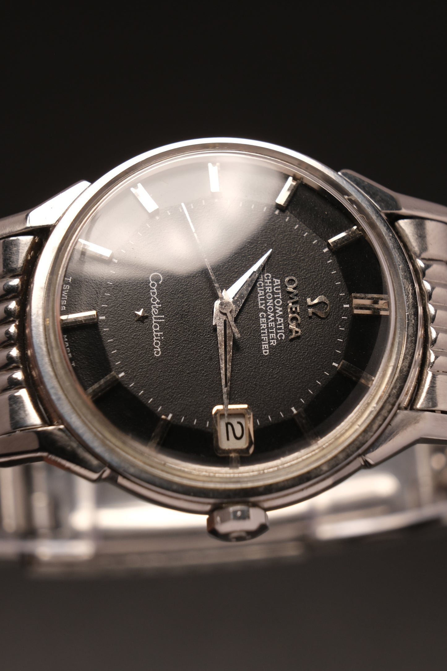 Omega Constellation Pie Pan Black Dial Chronometer  Ref. 168.005
