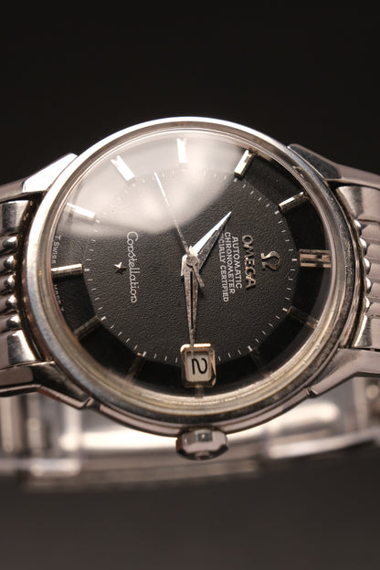 Omega Constellation Pie Pan Black Dial Chronometer  Ref. 168.005