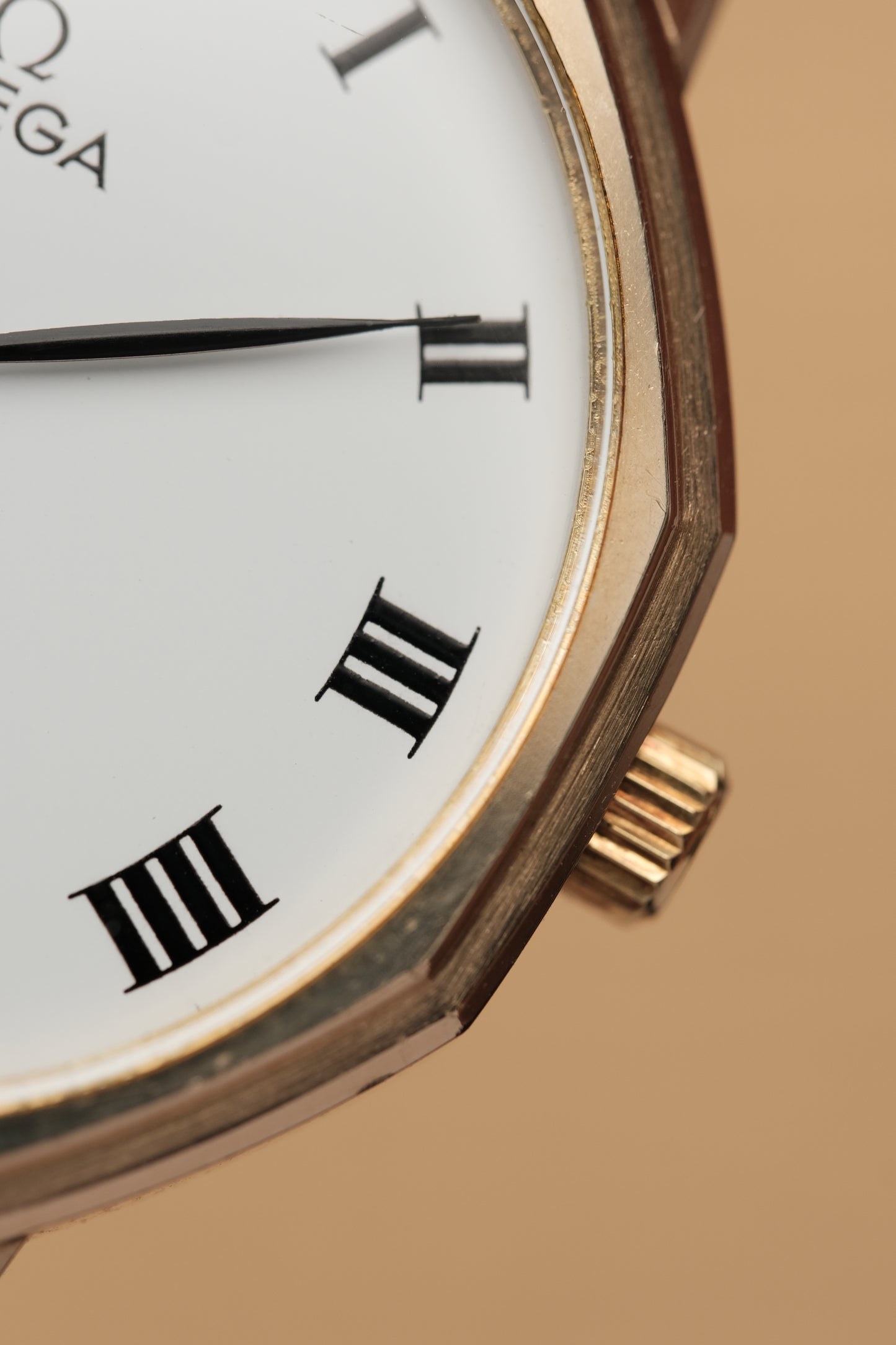 1980s Vintage Omega Constellation 1910041 Octagonal 10k gold filled