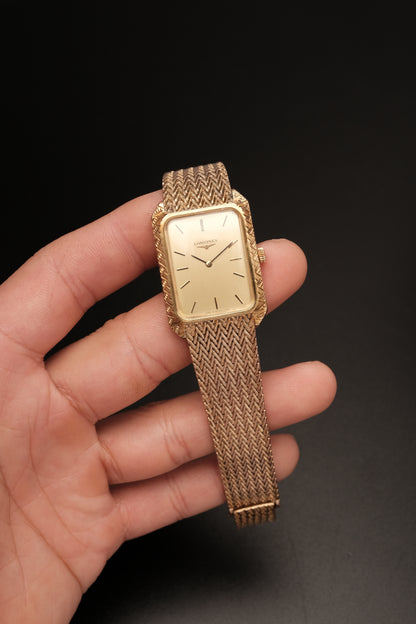 1978  Longines Vintage Tank Integrated Bracelet Hand Winding 832-1174