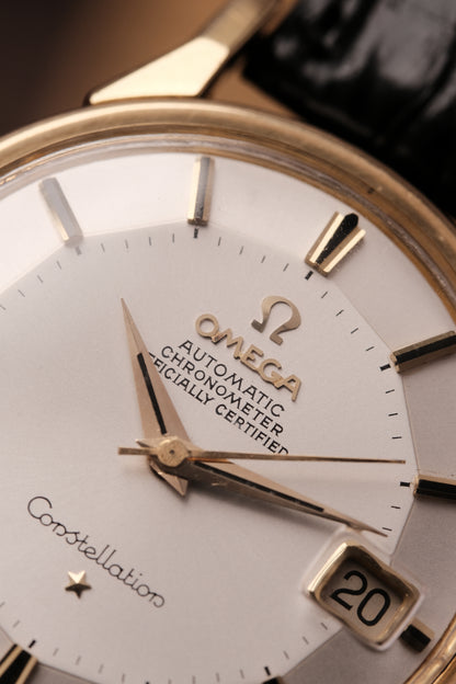 1967 OMEGA CONSTELLATION PIE PAN DOG LEG White Dial AUTOMATIC CHRONOMETER REF. 168.005