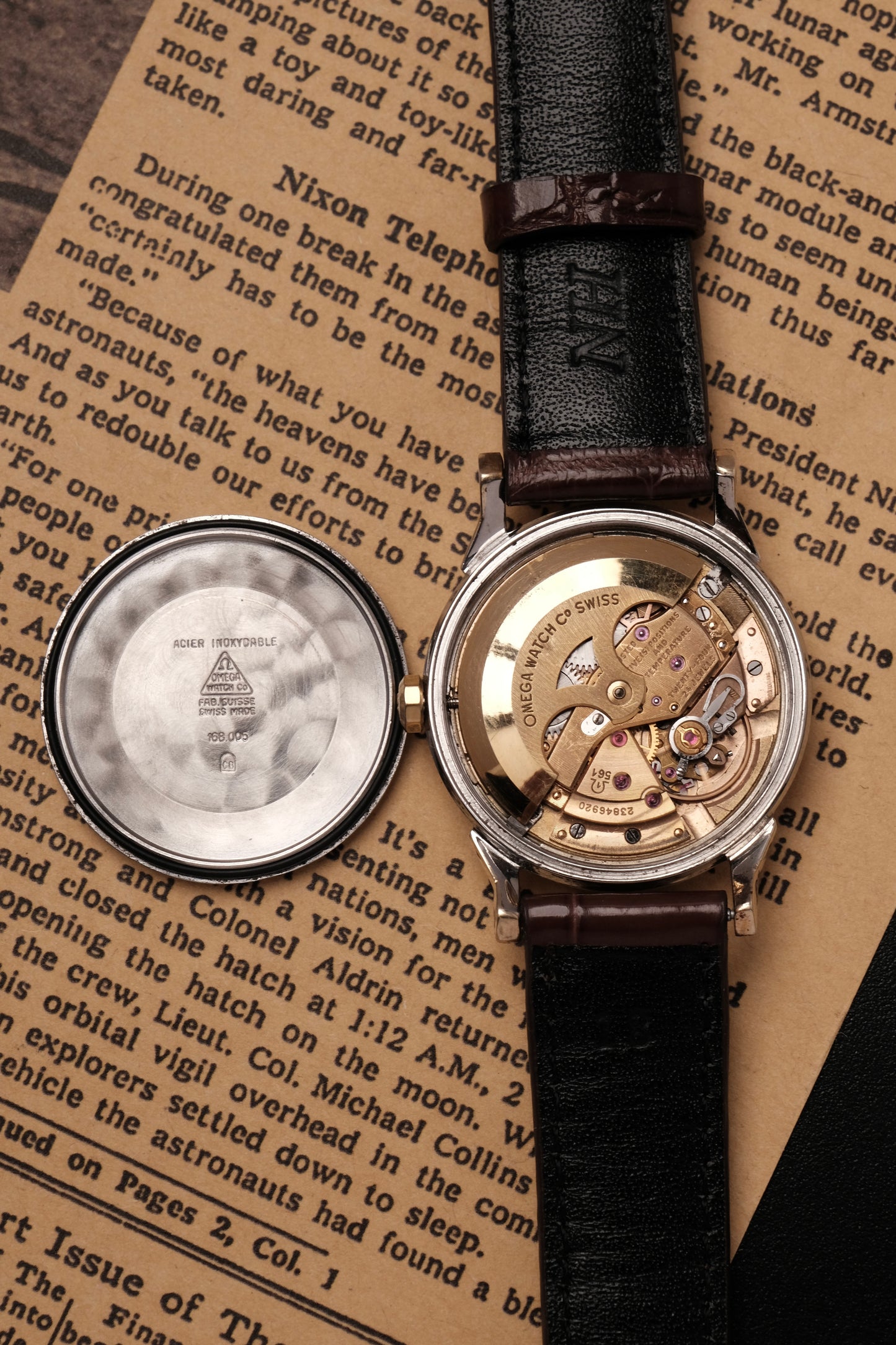 1966 OMEGA CONSTELLATION PIE PAN DOG LEG White Dial AUTOMATIC CHRONOMETER REF. 168.005