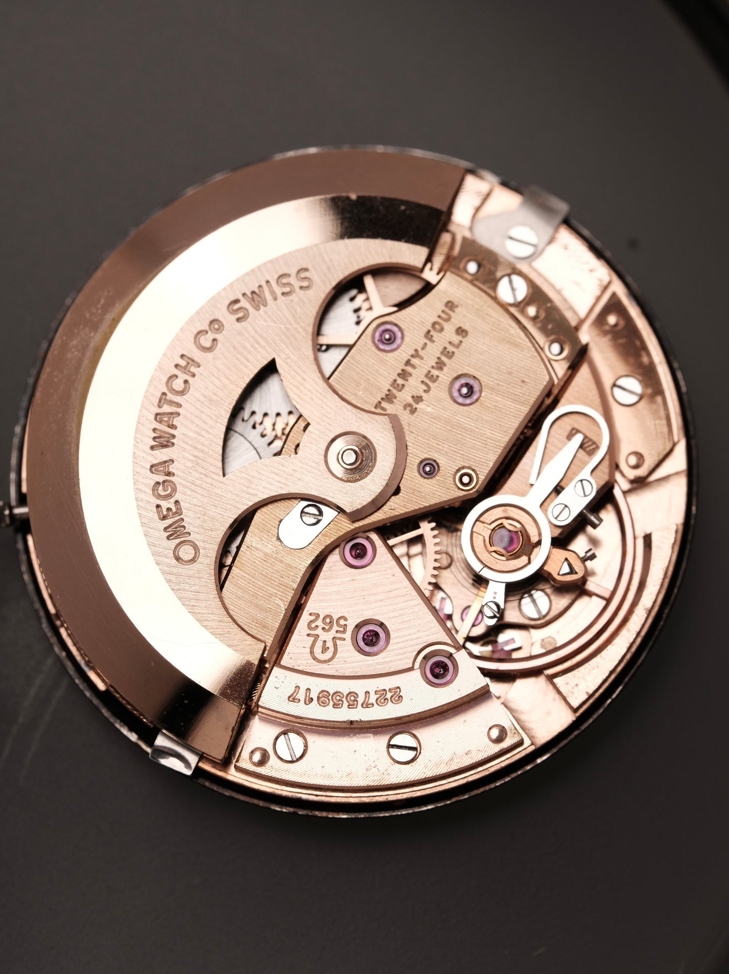 Vintage Omega Seamaster Automatic Deep Black Pie Pan Dial  166.020