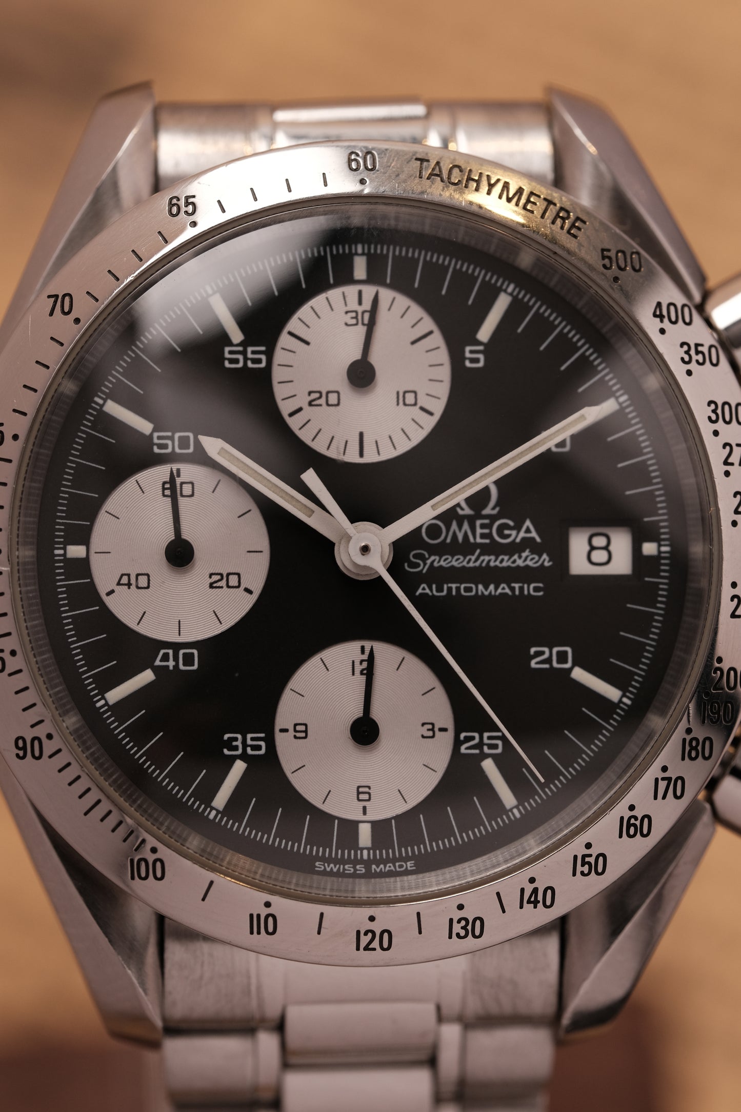 1998 Omega Speedmaster Reverse Panda Chronograph Automatic Date 3511.50 Cal. 1152