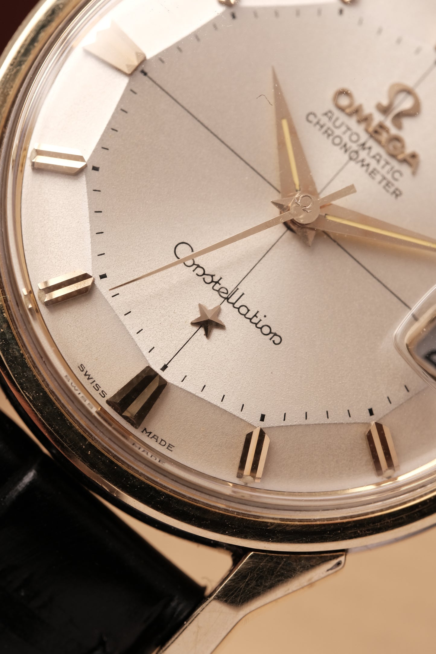 1963 OMEGA CONSTELLATION PIE PAN DOG LEG Cross Hair  Dial AUTOMATIC CHRONOMETER REF. 168.005