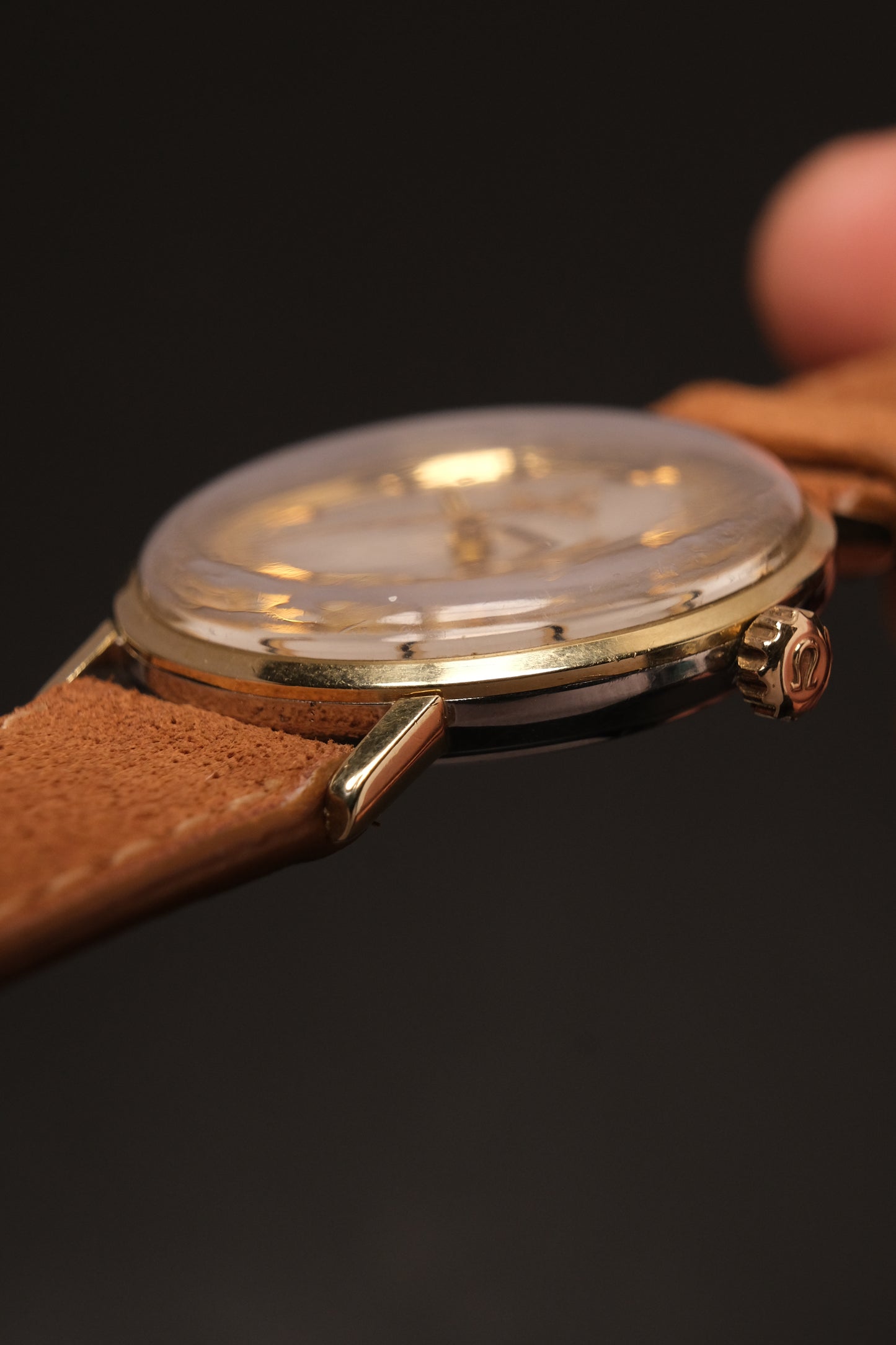 Omega Seamaster Automatic Crosshair Dial Gold Capped Ref 14765 62SC  C.552