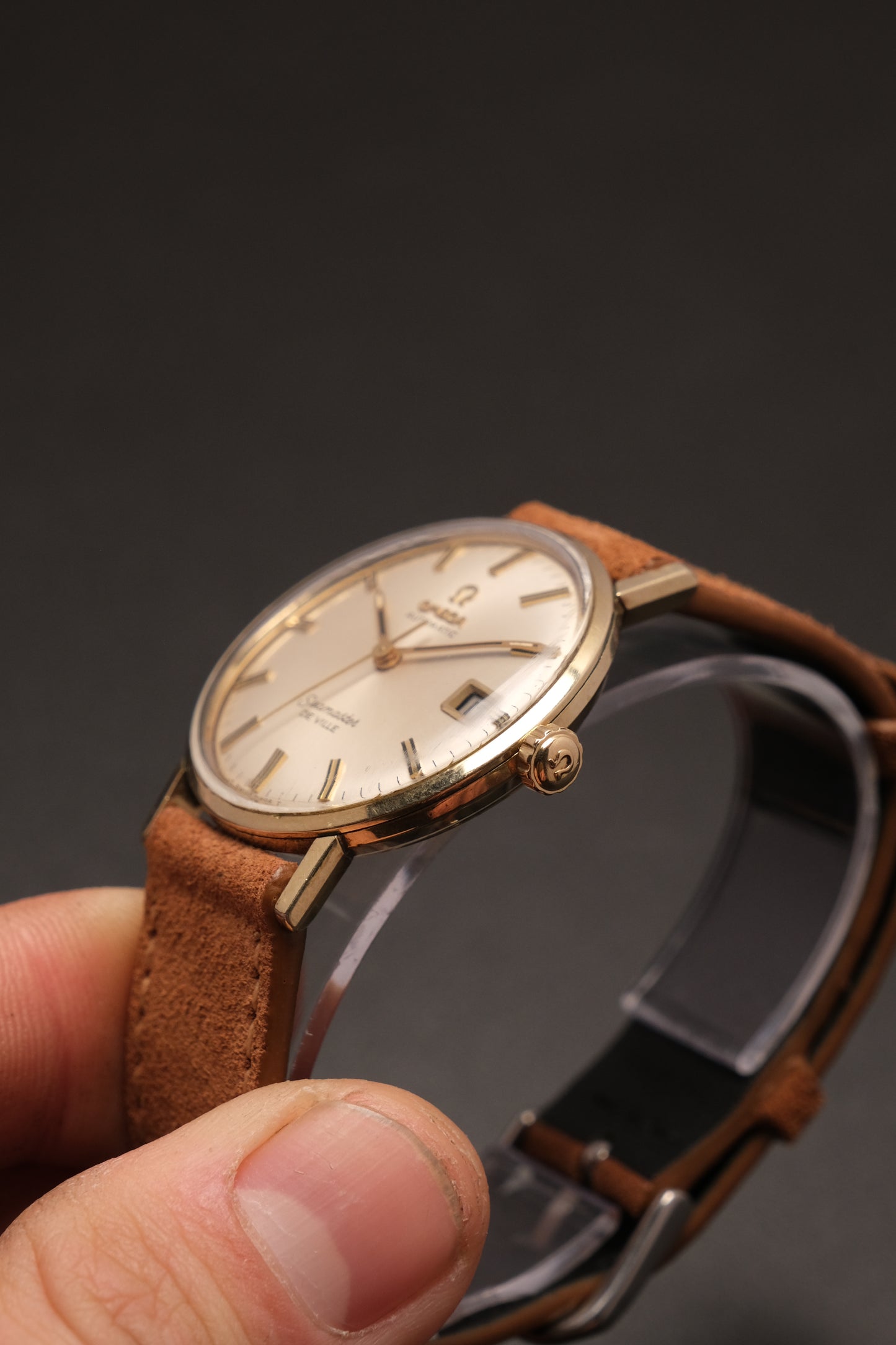 1960s Vintage OMEGA Seamaster De Ville LL6287-1 14k Gold Filled