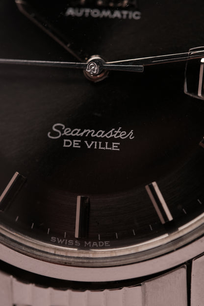 Vintage Omega Seamaster Automatic Deep Black Pie Pan Dial  166.020