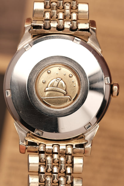 1966 OMEGA CONSTELLATION PIE PAN DOG LEG White Dial AUTOMATIC REF. 168.005 + BOX + Beads of rice bracelet