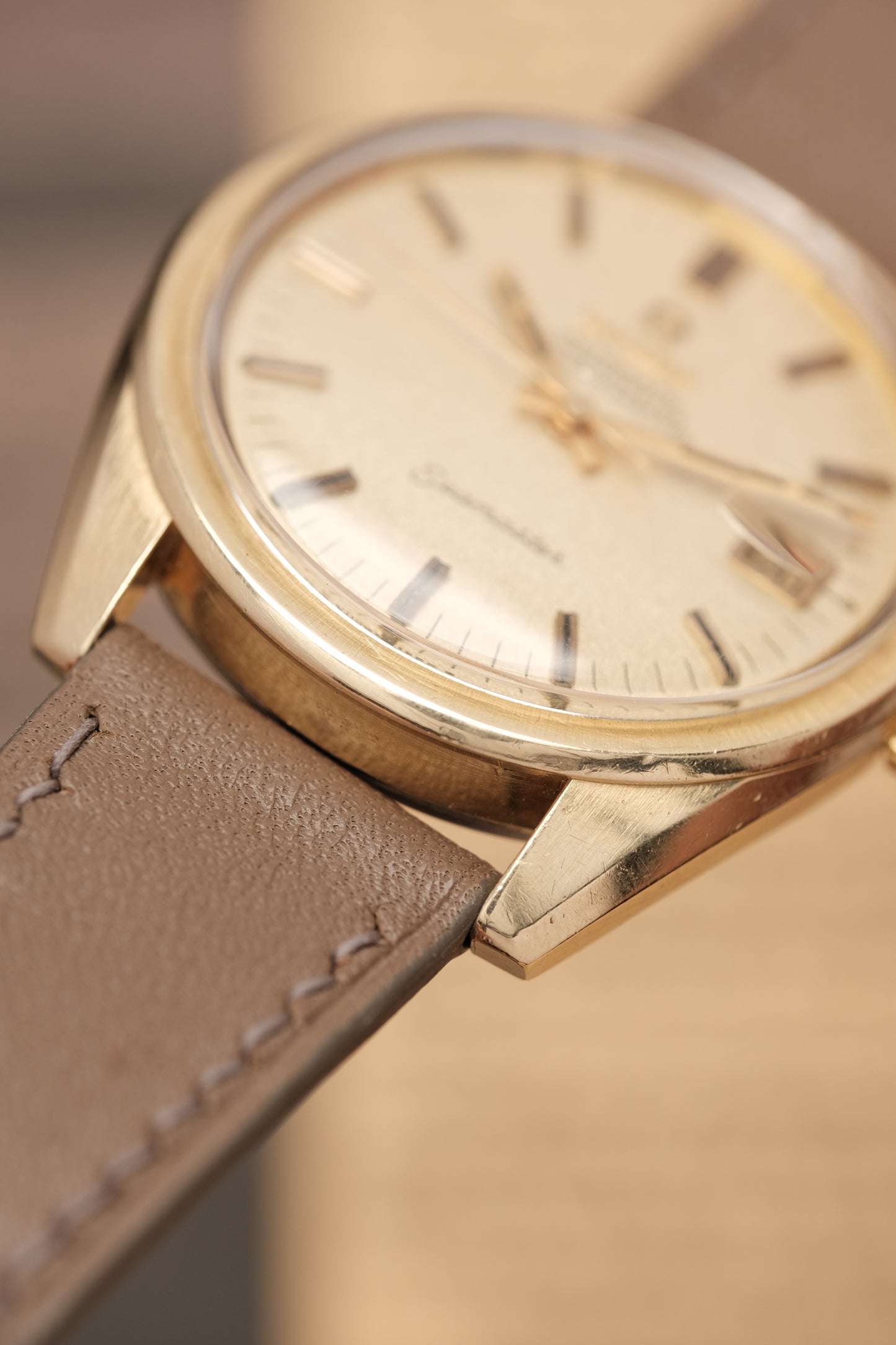 1968 Vintage Omega Seamaster Sparkle Dial Automatic 168.022 Jumbo 36mm Gold Capped Cal.564