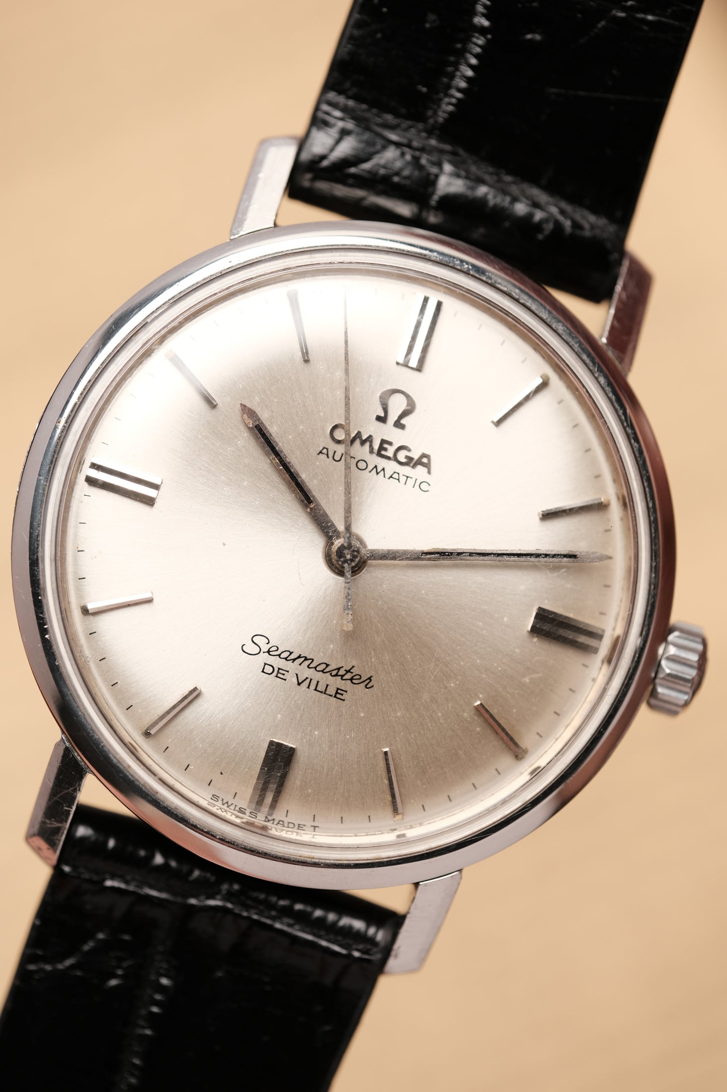 1964 Vintage Omega Seamaster De Ville Automatic White Dial 165.020