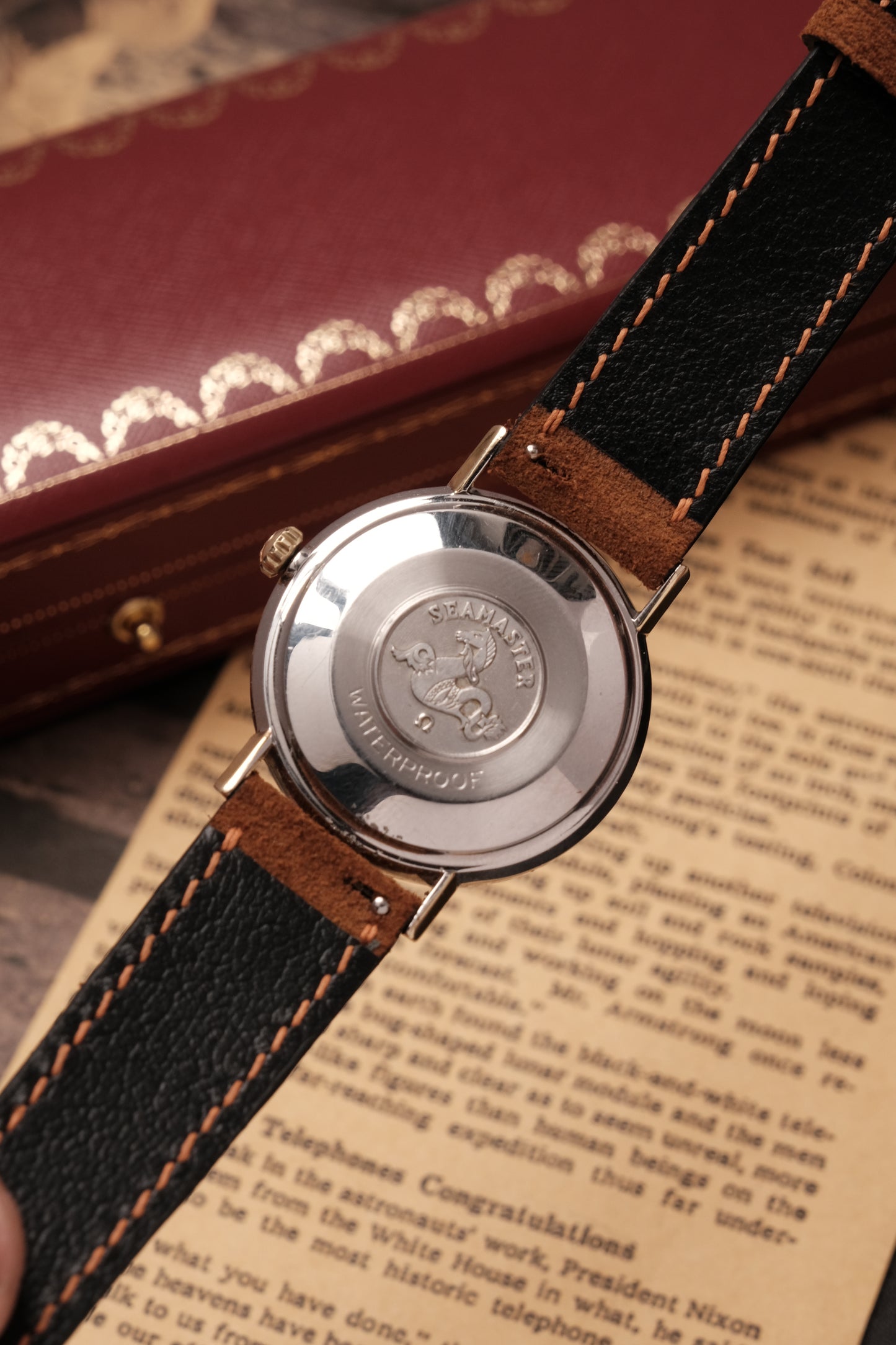 1959 Omega Seamaster De Villé Automatic  Linen Dial 14700-3-SC or 166.020