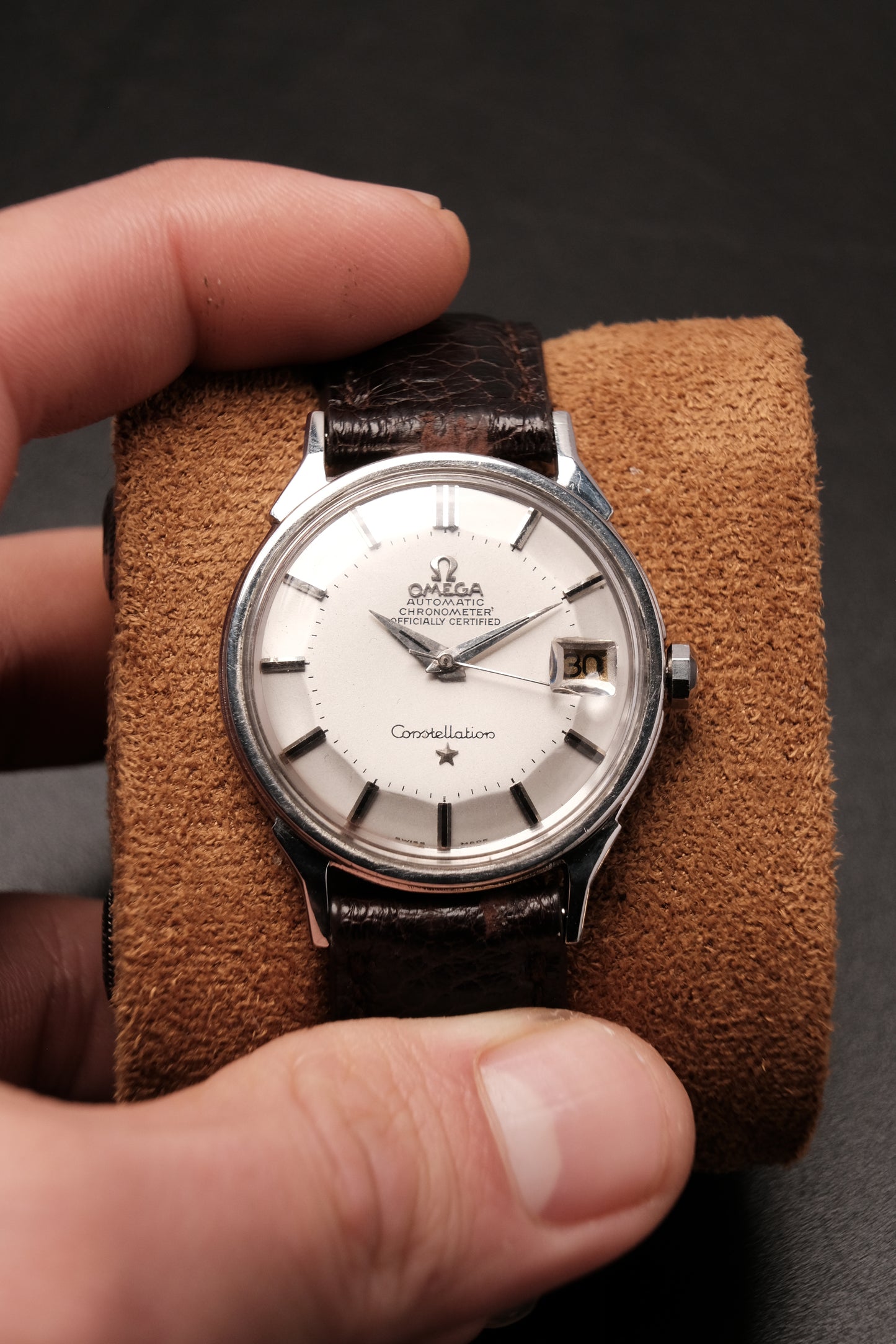 1961 Vintage OMEGA CONSTELLATION CHRONOMETER AUTOMATIC "PIE PAN" REF. 14381-2-SC