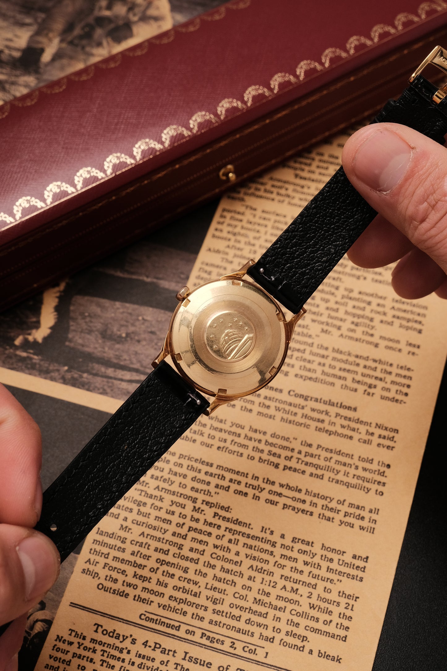 1962 18k Solid Gold 167.005 OMEGA CONSTELLATION PIE PAN DOG LEG White Dial AUTOMATIC CHRONOMETER