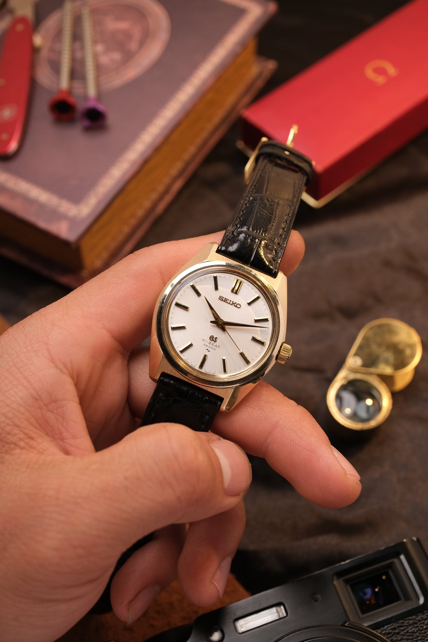 Grand Seiko GS45 High Beat 36000 1969's 4520-8000 CAP GOLD NoDate