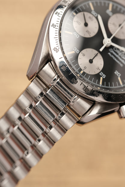 1996 Omega Speedmaster Reverse Panda Chronograph Automatic Date 3511.50 Cal. 1155 + BOX and Paper