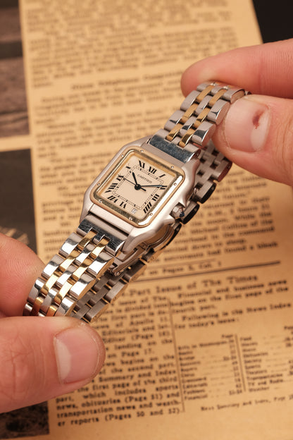 Cartier Panthère Ref. 187949(MM 27x27mm) ROMAN DIAL QUARTZ