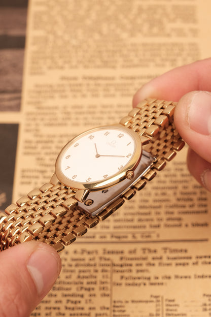 Omega De Ville Ref. 395.0875.2 Cal.1378 Ultra Thin Arabic Numeral Dial  Integrated Bracelet