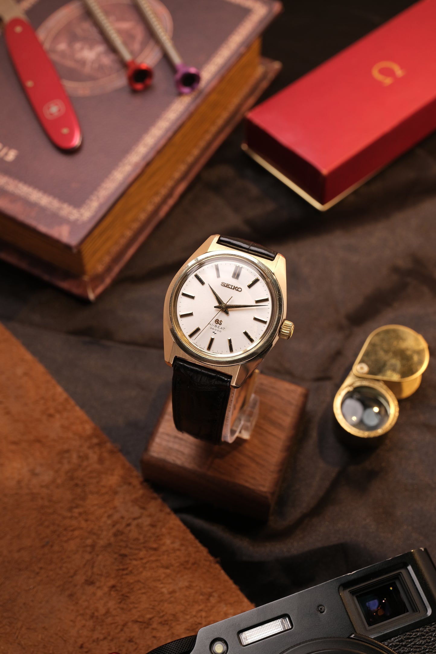 Grand Seiko GS45 High Beat 36000 1969's 4520-8000 CAP GOLD NoDate