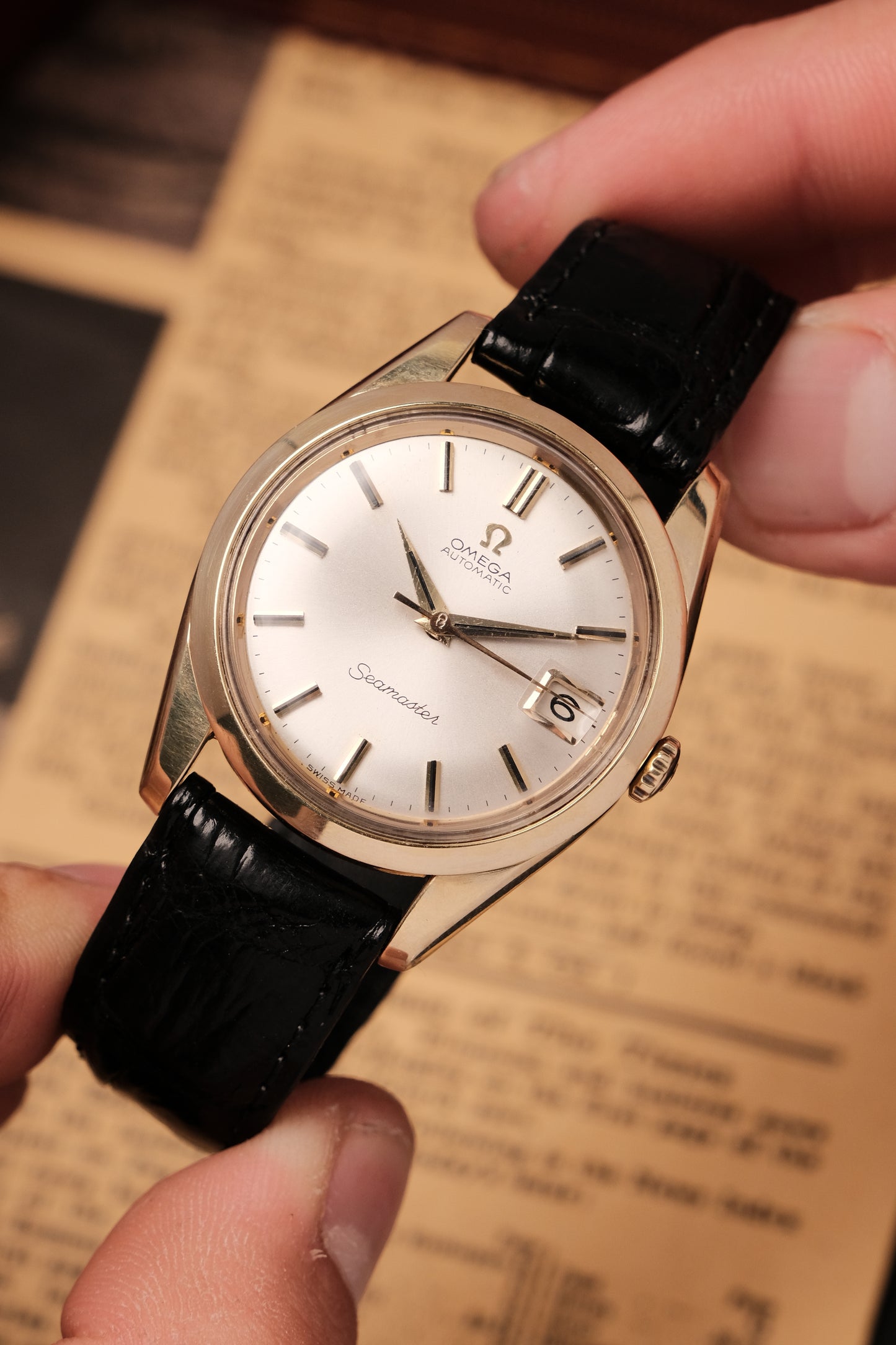 1968 Omega Seamaster Automatic Gold Capped REF.166.010